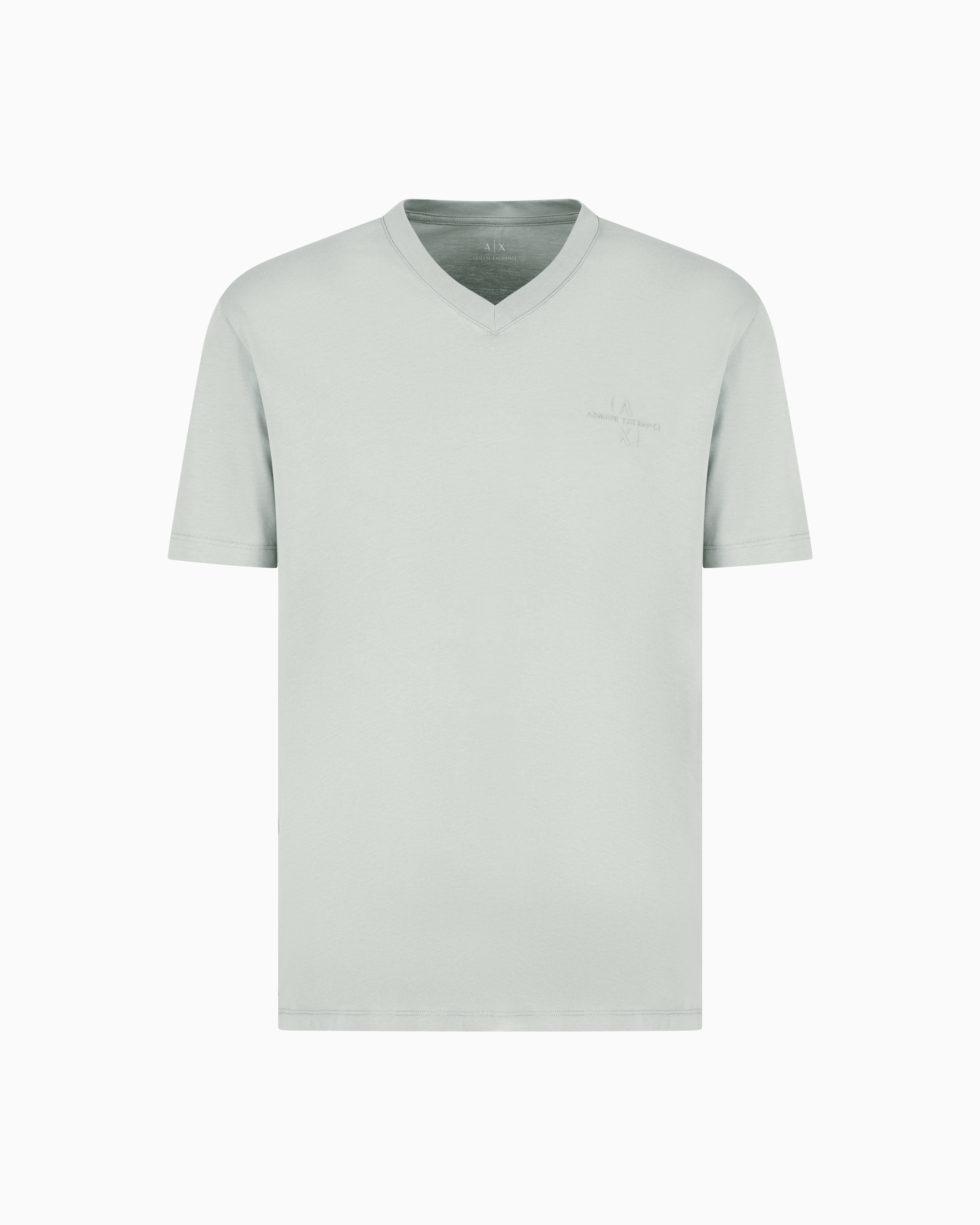Armani Exchange Regular Fit T-shirts In Grey