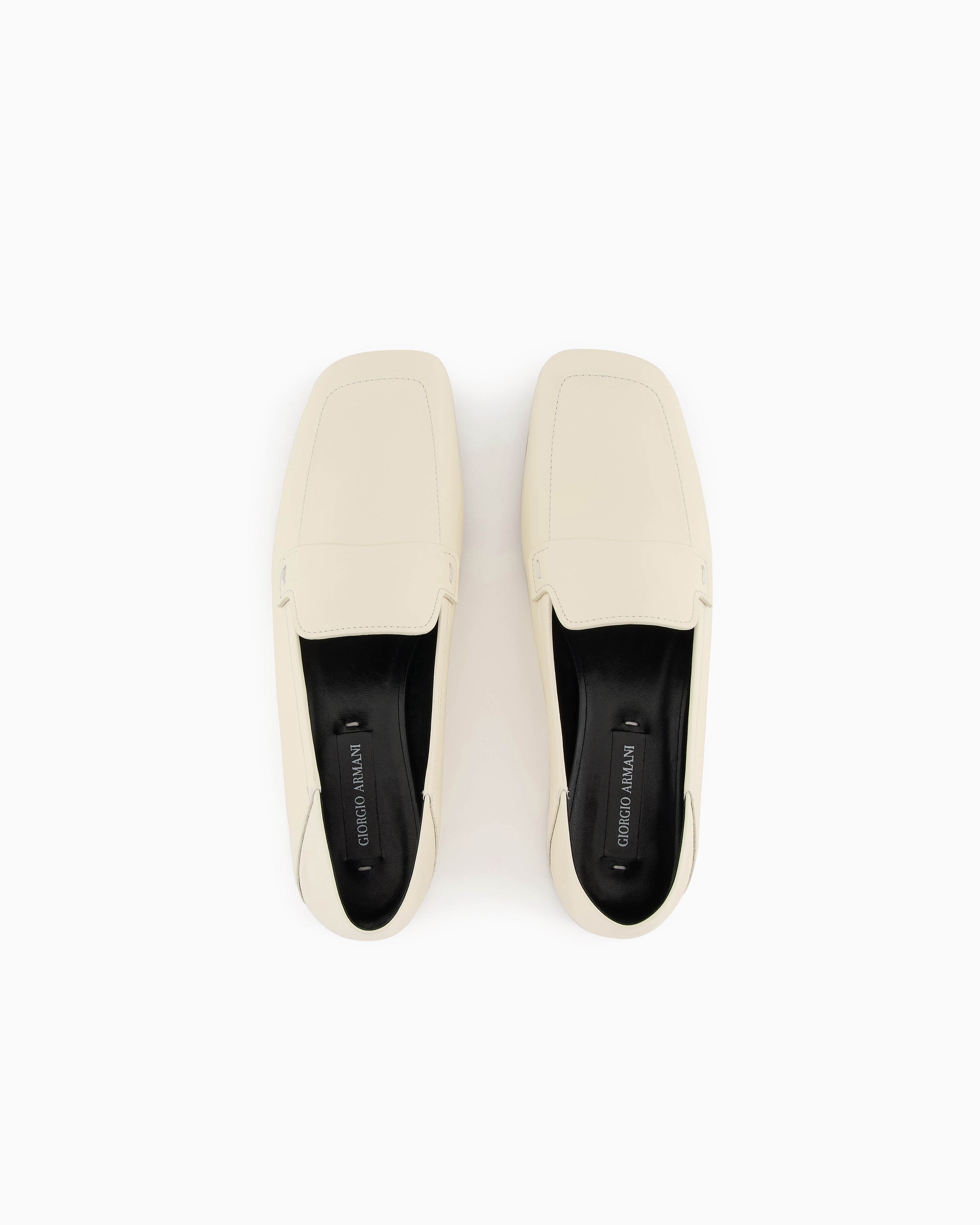 Giorgio Armani Loafers In White
