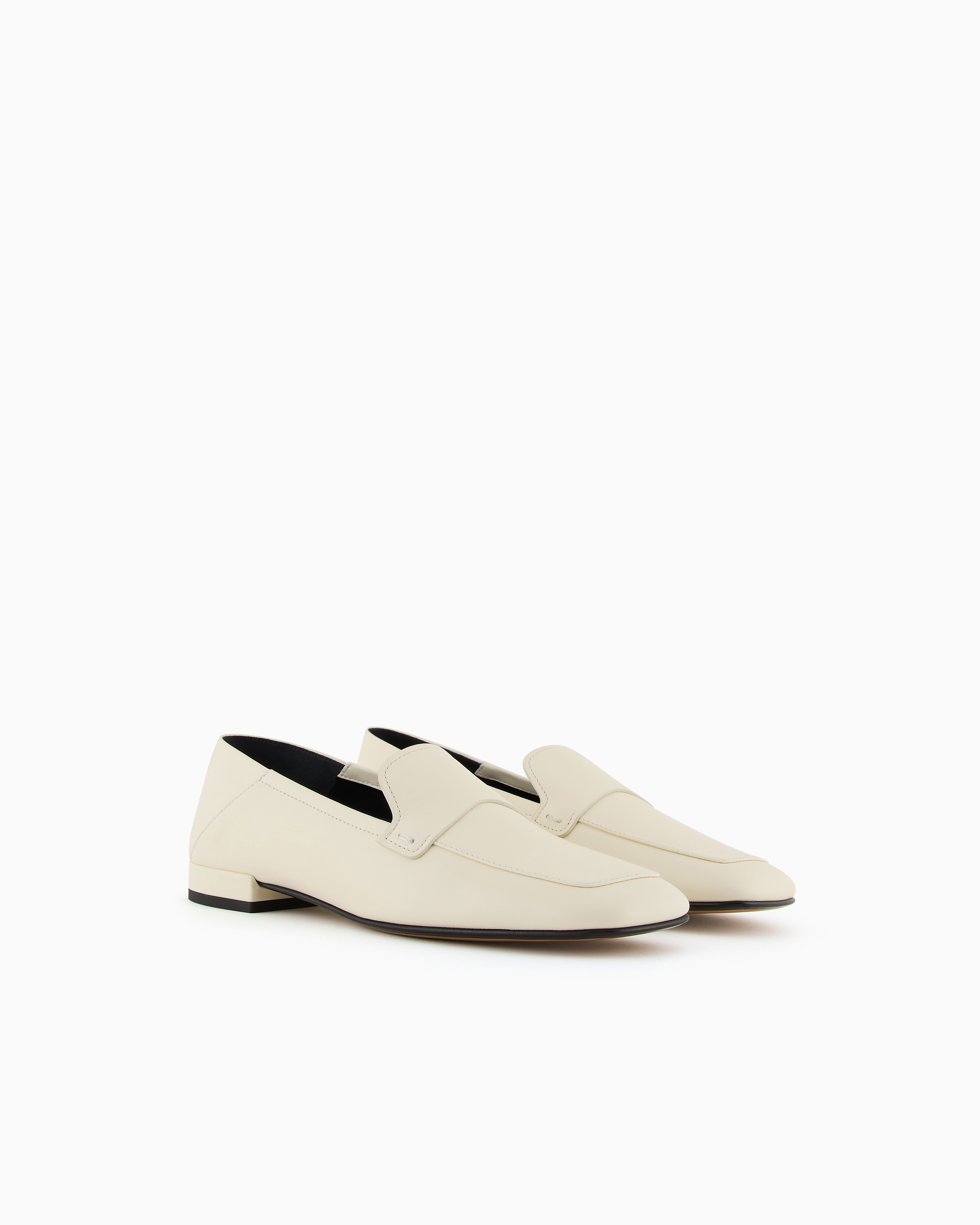 Giorgio Armani Loafers In White