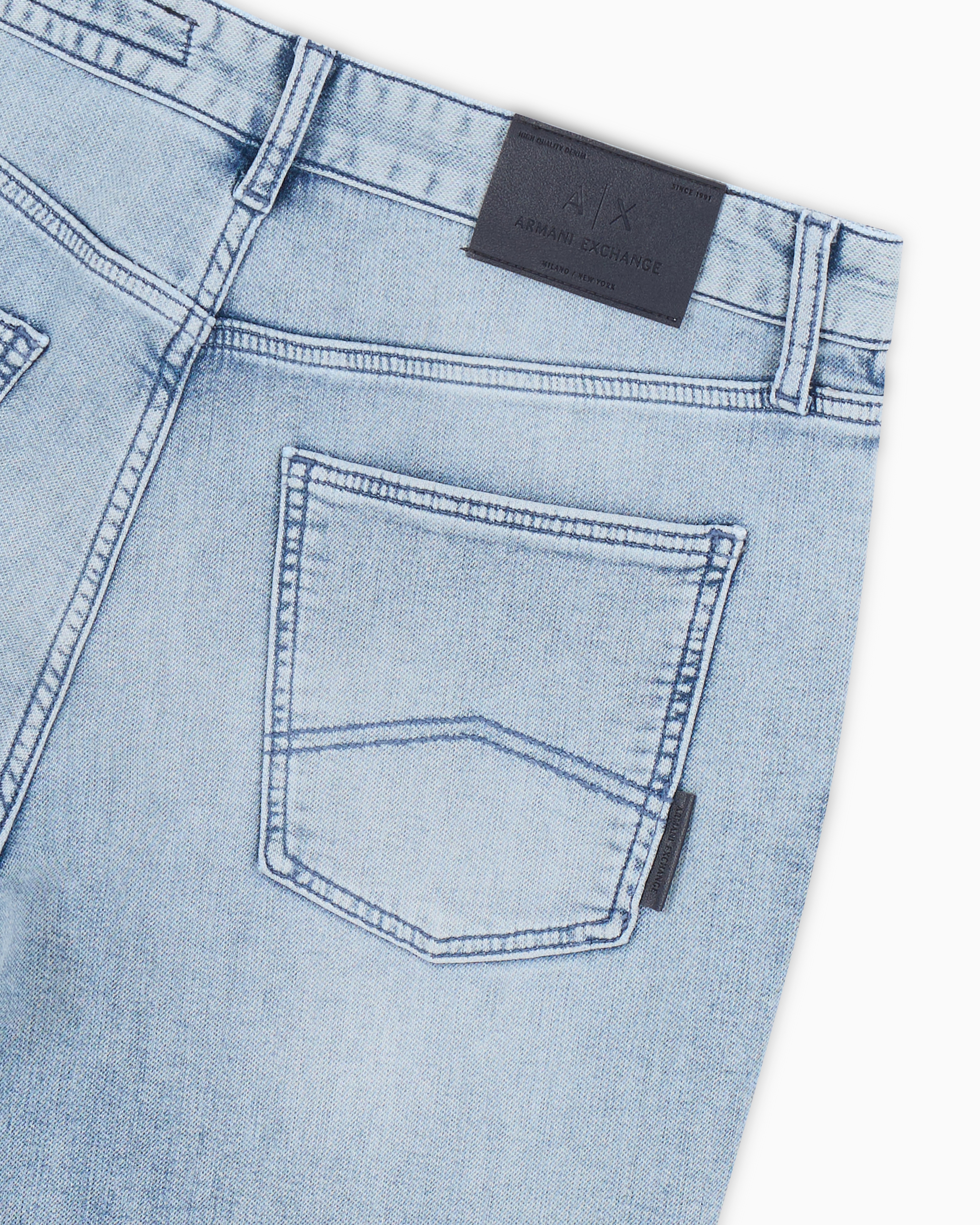 Armani Exchange Skinny Jeans In Blue