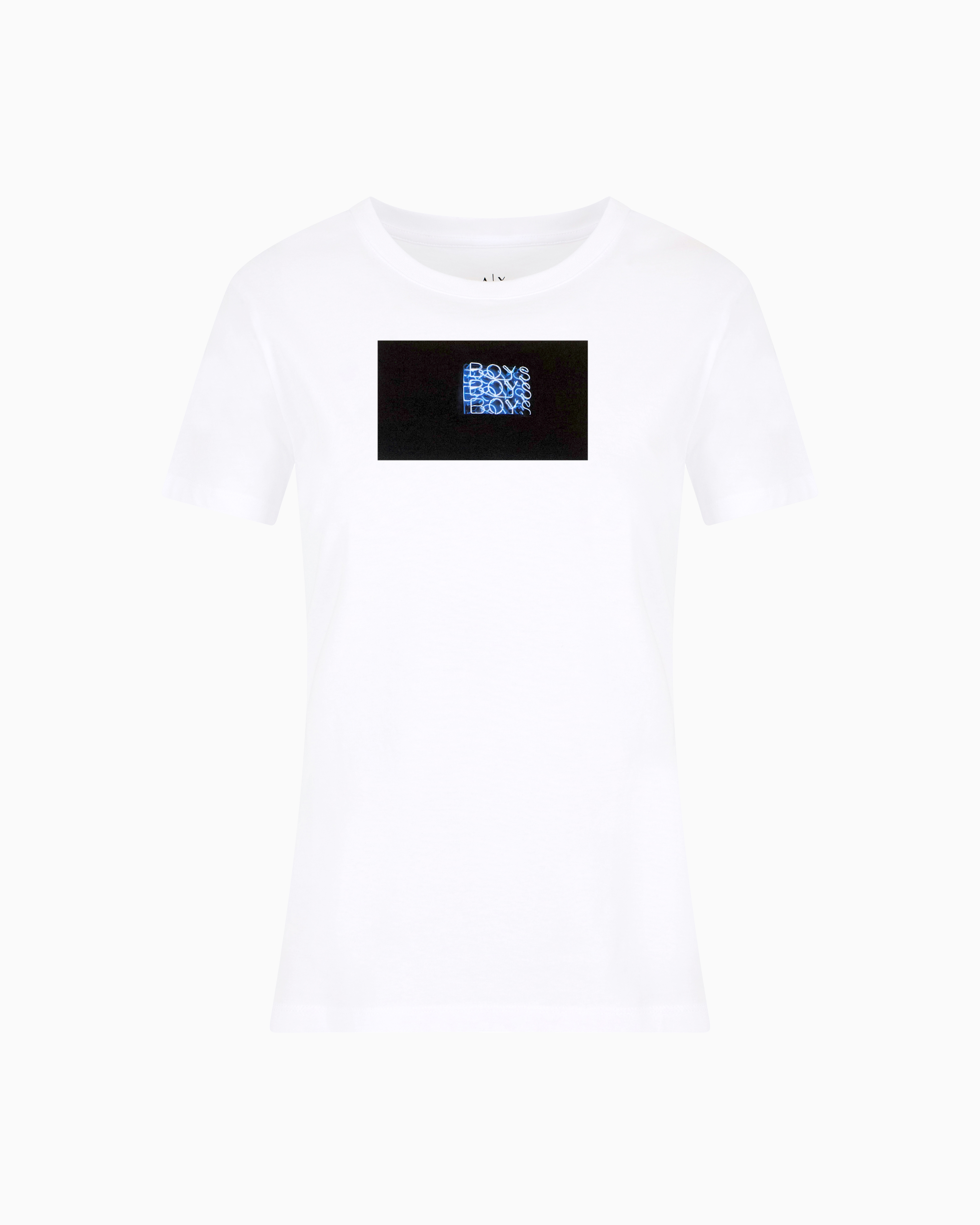 Armani Exchange Regular Fit T-shirts In White