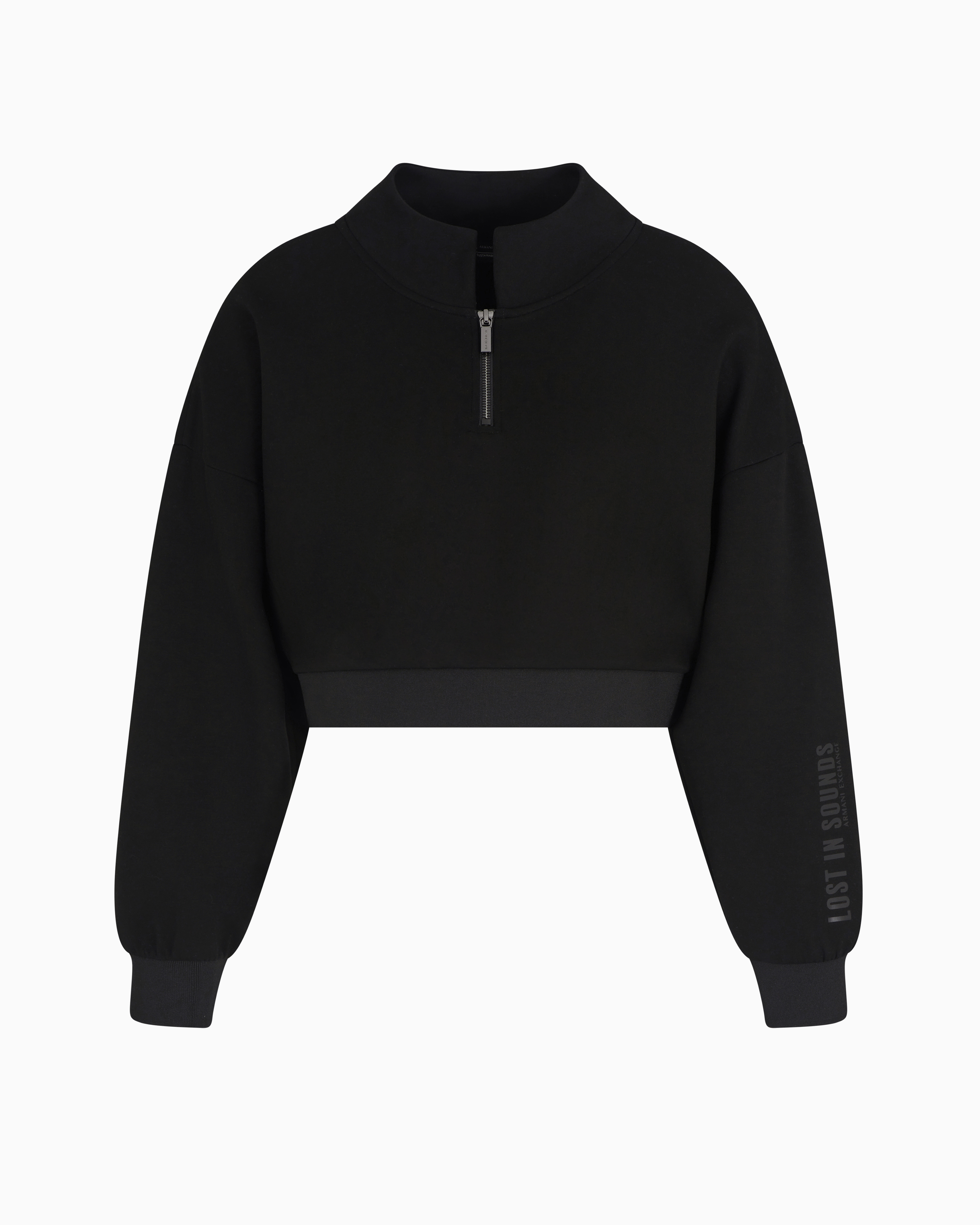 Armani Exchange Sweatshirts Without Hood In Black