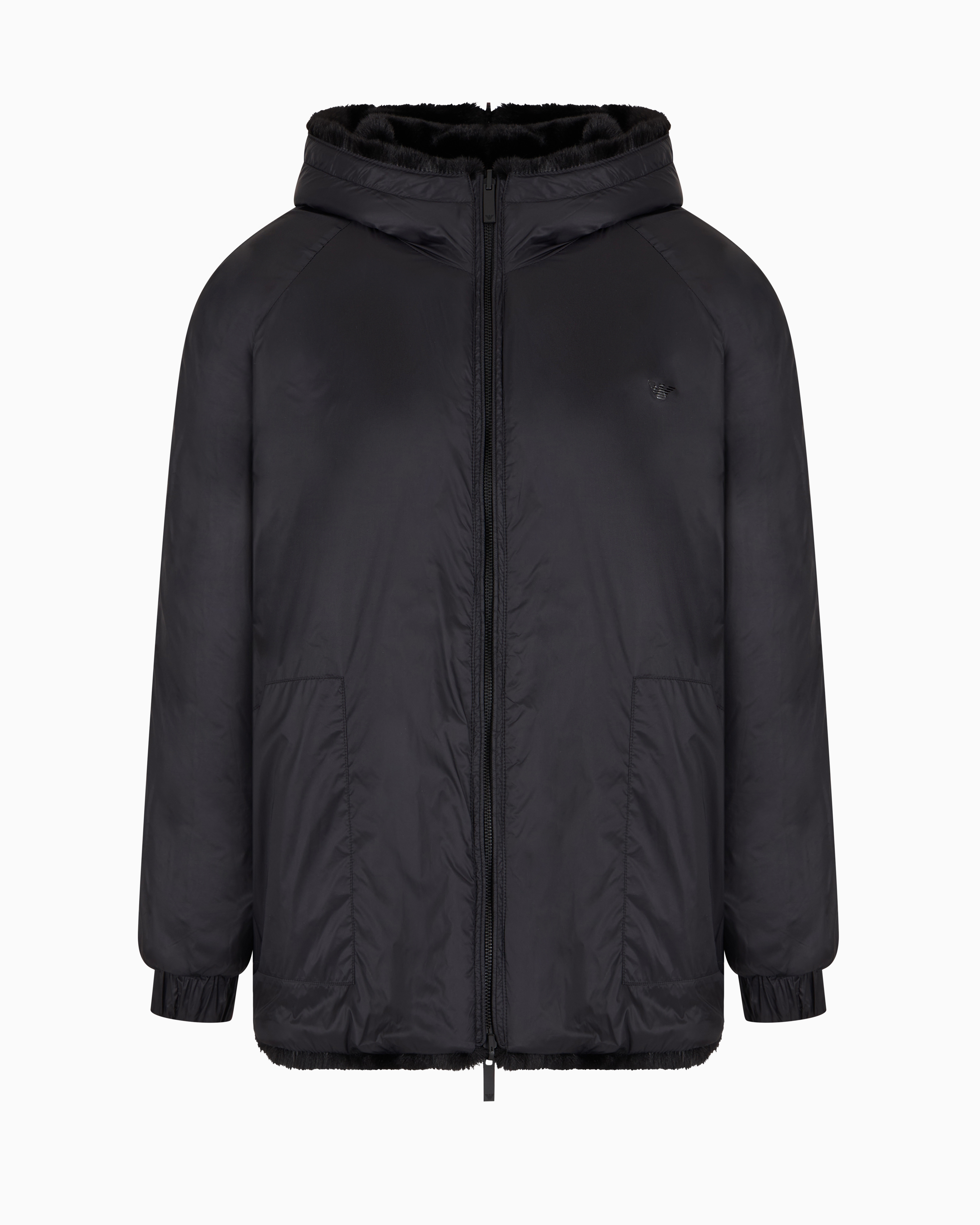 ポンチョ・ケープ EMPORIO ARMANI Woman Cape Black EW002069AF16521 UC001 Emporio Armani Pleated Poncho | Women's Clothing | Vitkac