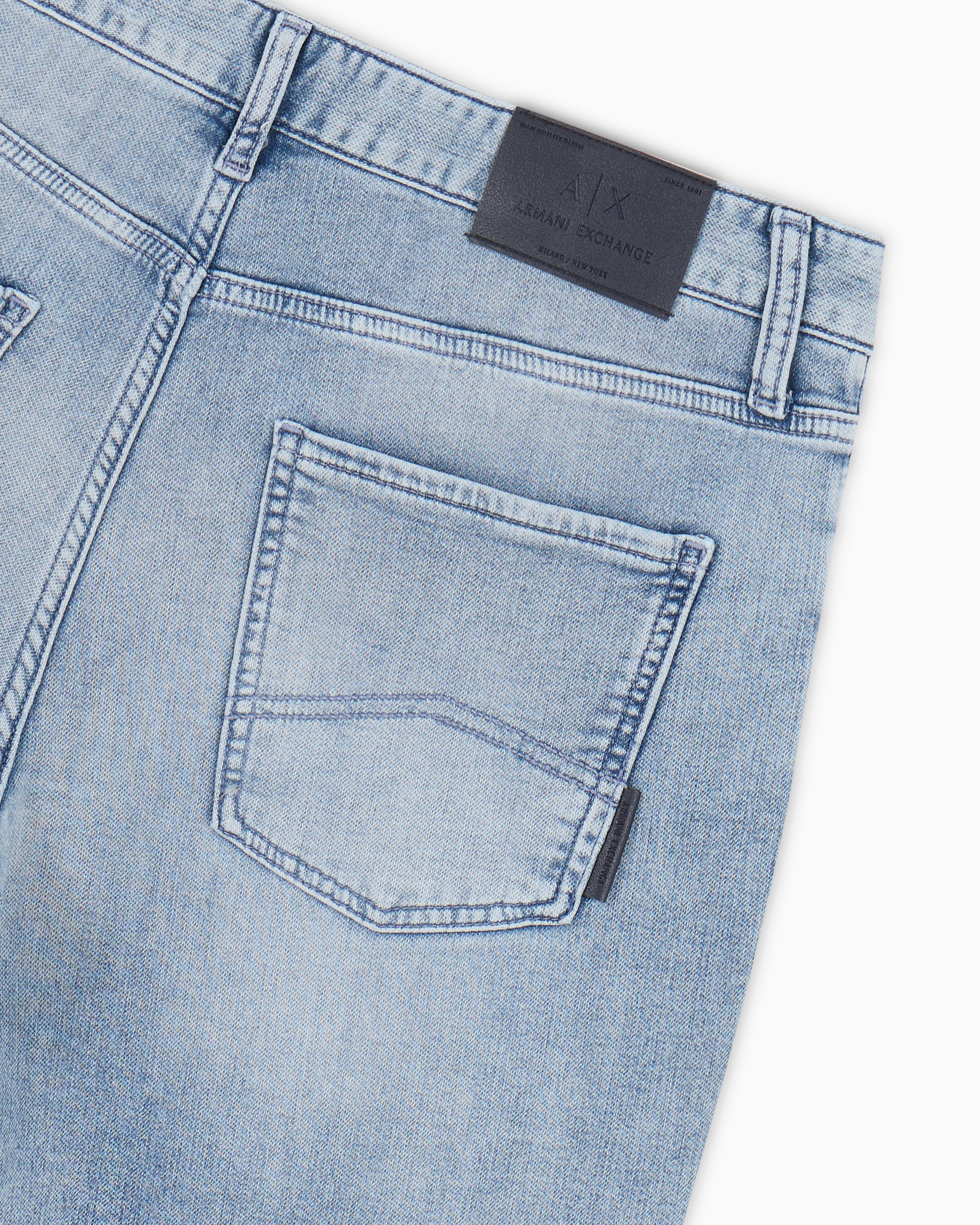Armani Exchange - Slim Jeans, Man, Blue, Size: