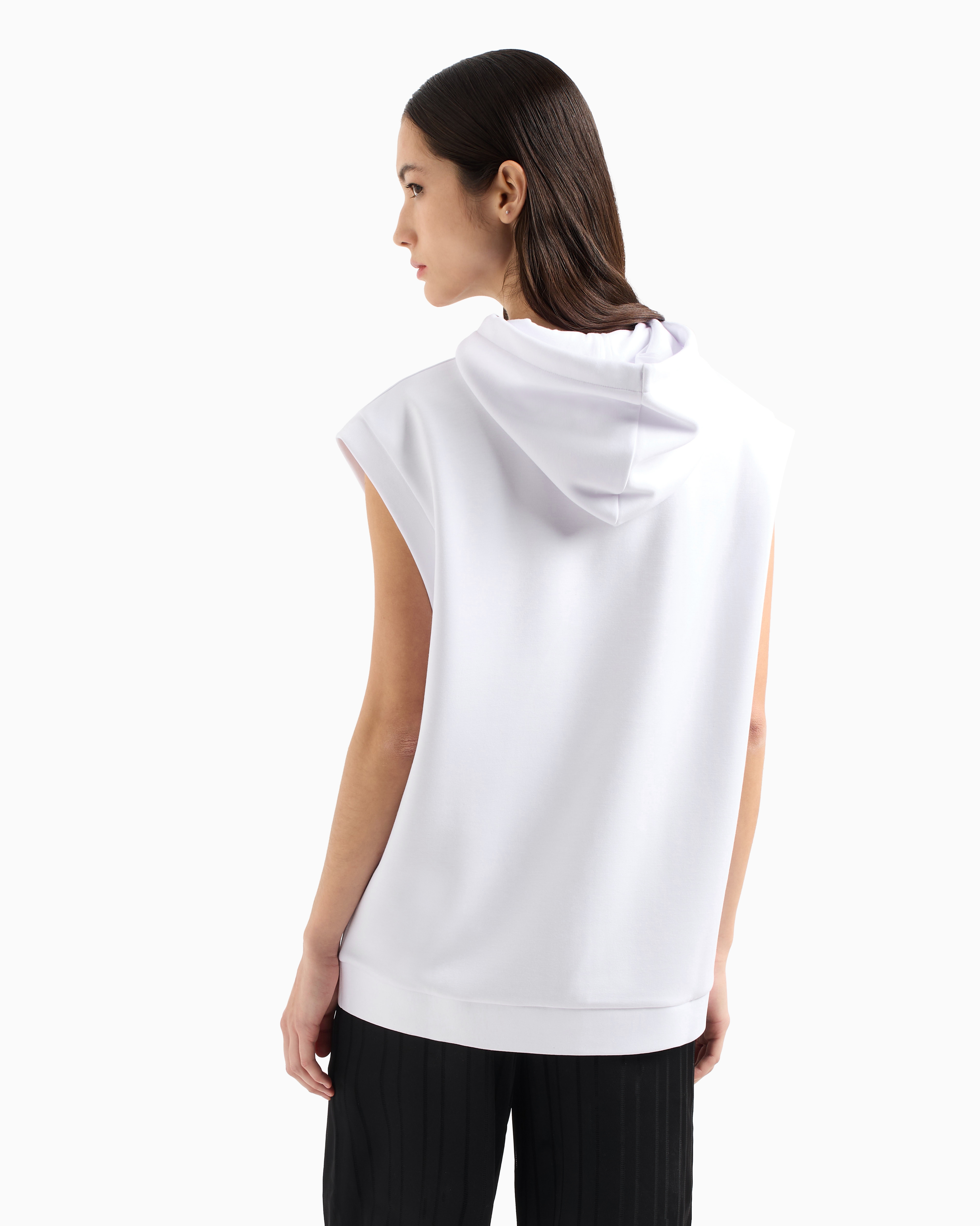 Armani Exchange Hoodies In White