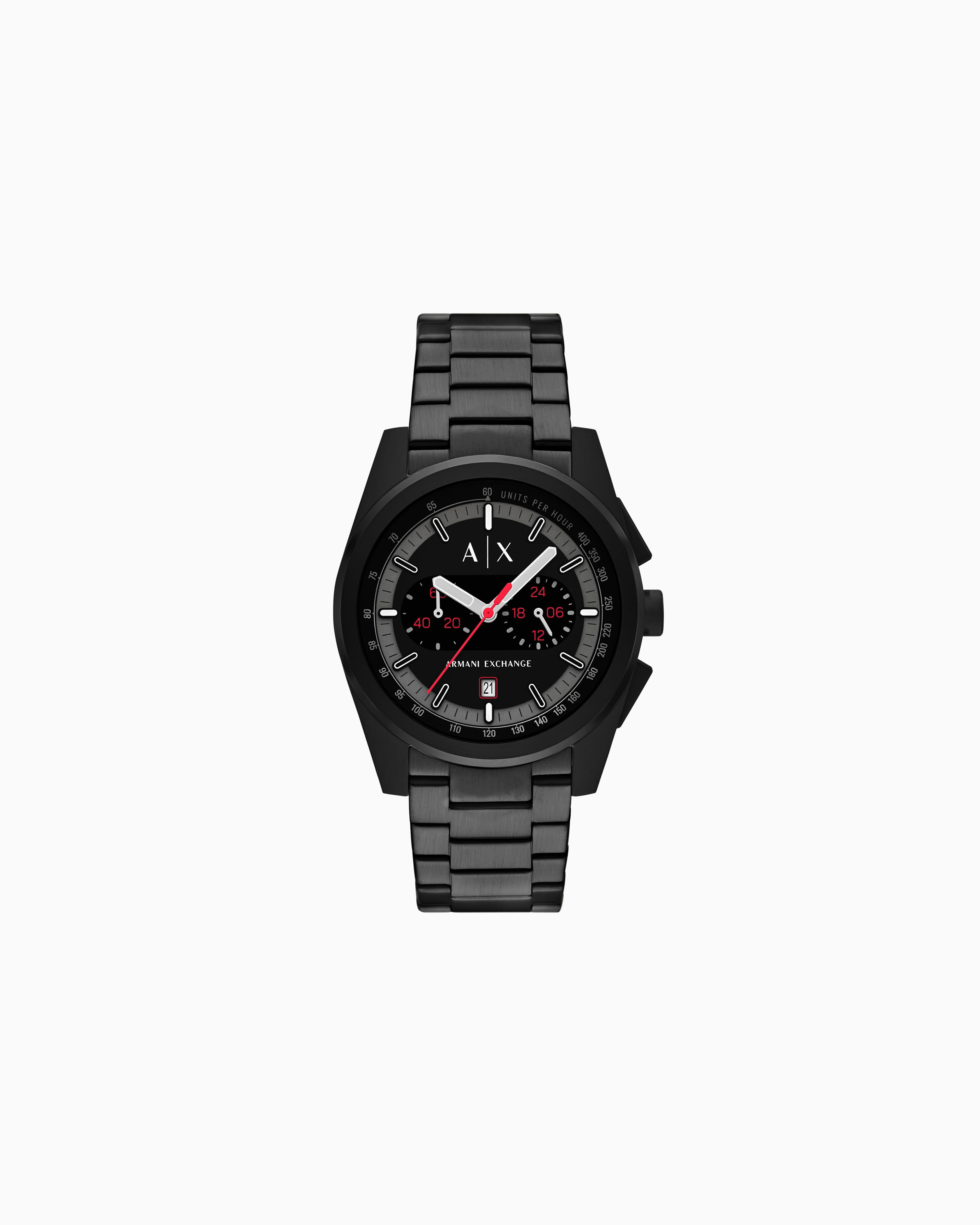 Armani Exchange Chronograph Stainless Steel Watch In Multicolore