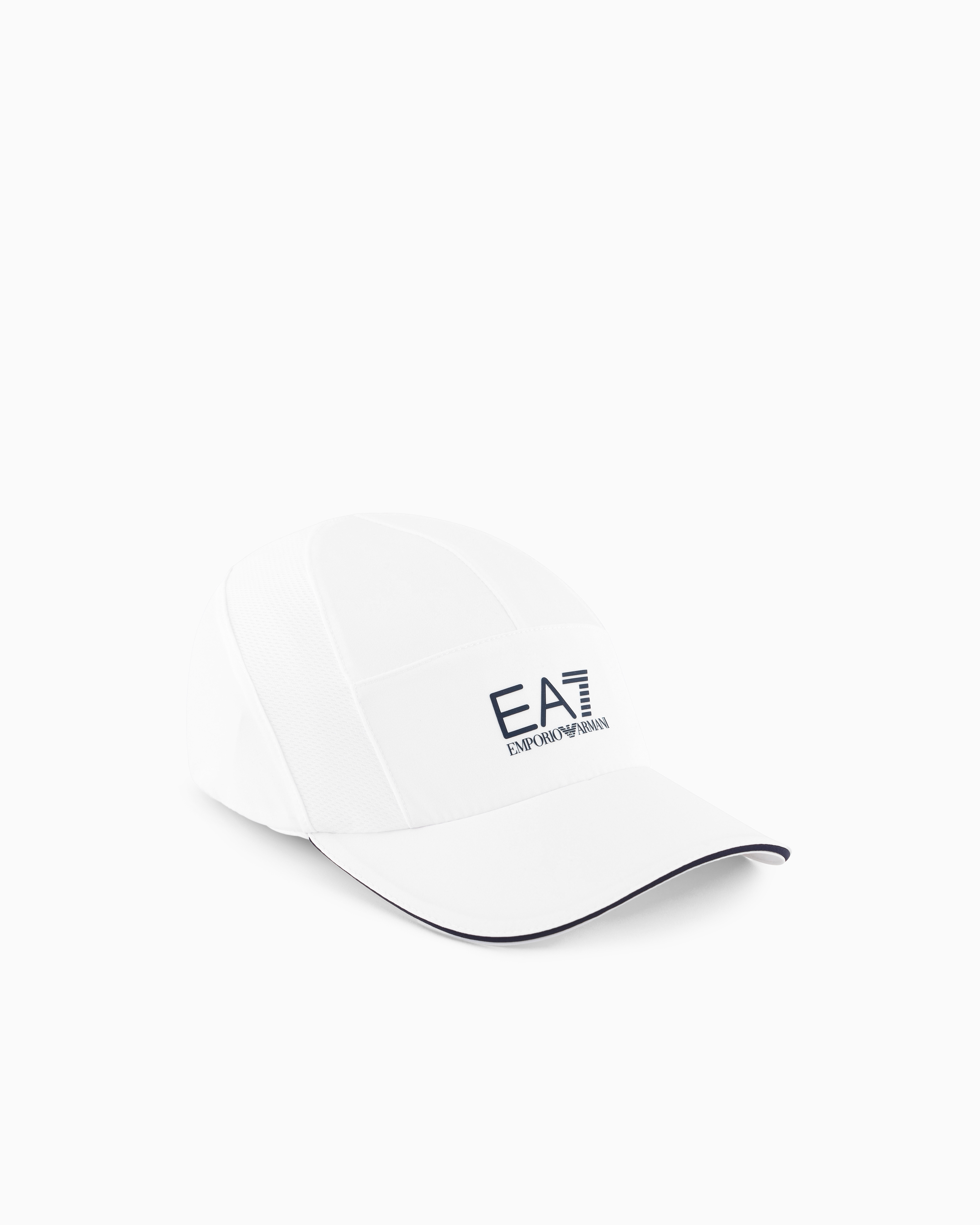 Ea7 Unisex White Tennis Pro Baseball Cap Medium