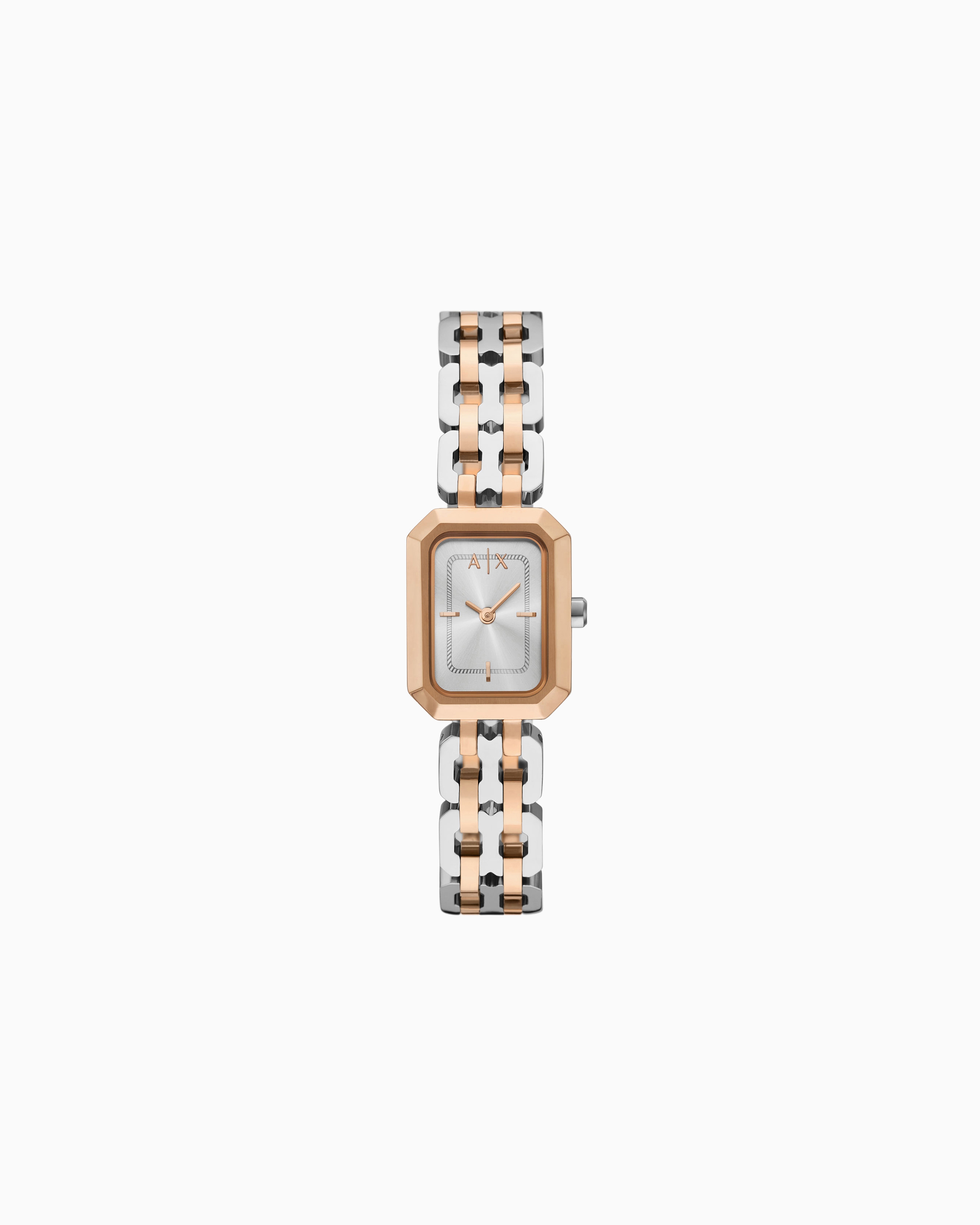 Armani Exchange Two-hand Two-tone Stainless Steel Watch In Multicolore