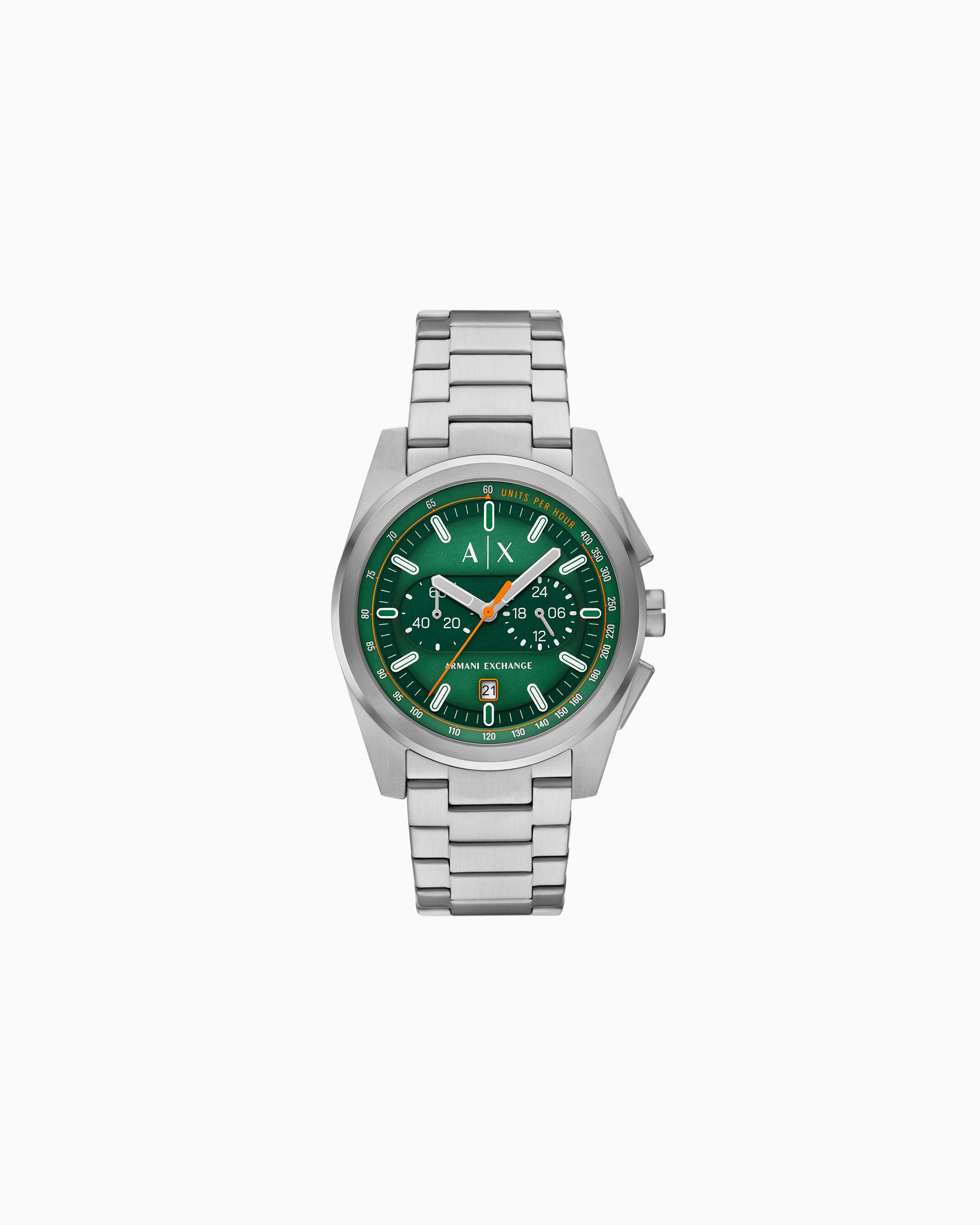 Armani Exchange Chronograph Stainless Steel Watch In Multicolore