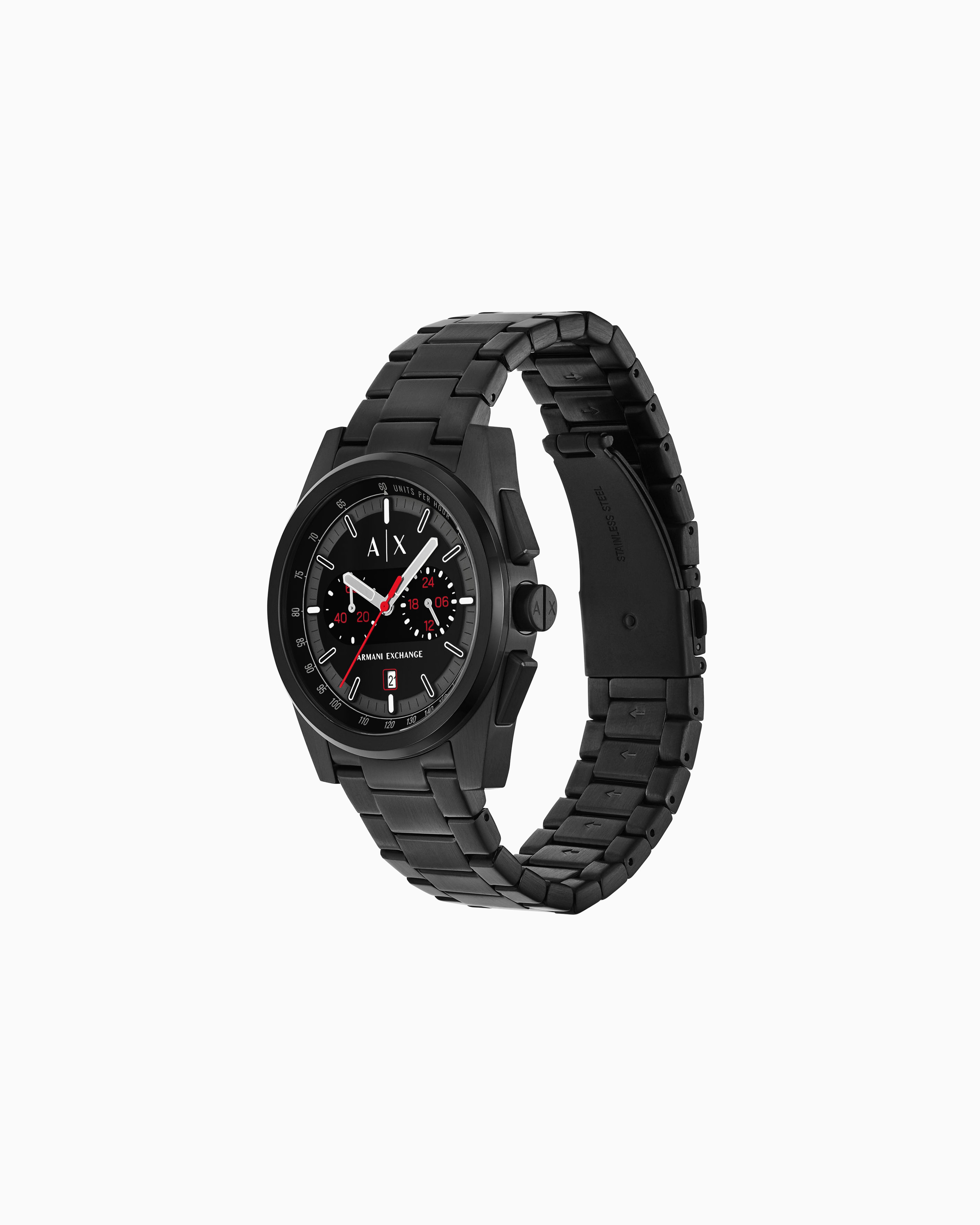 Armani Exchange Chronograph Stainless Steel Watch In Multicolore