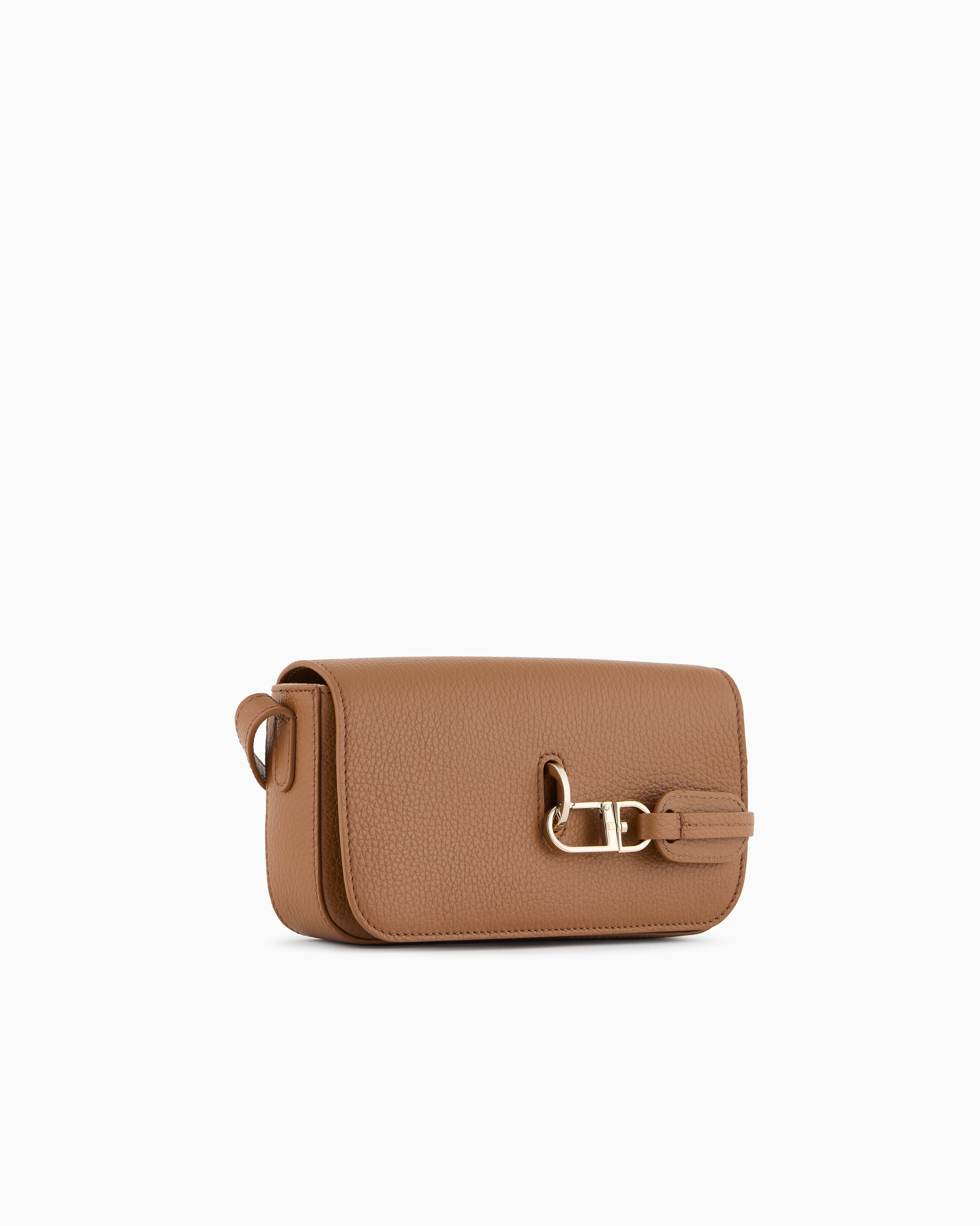 Giorgio Armani Crossbody Bags In Camel