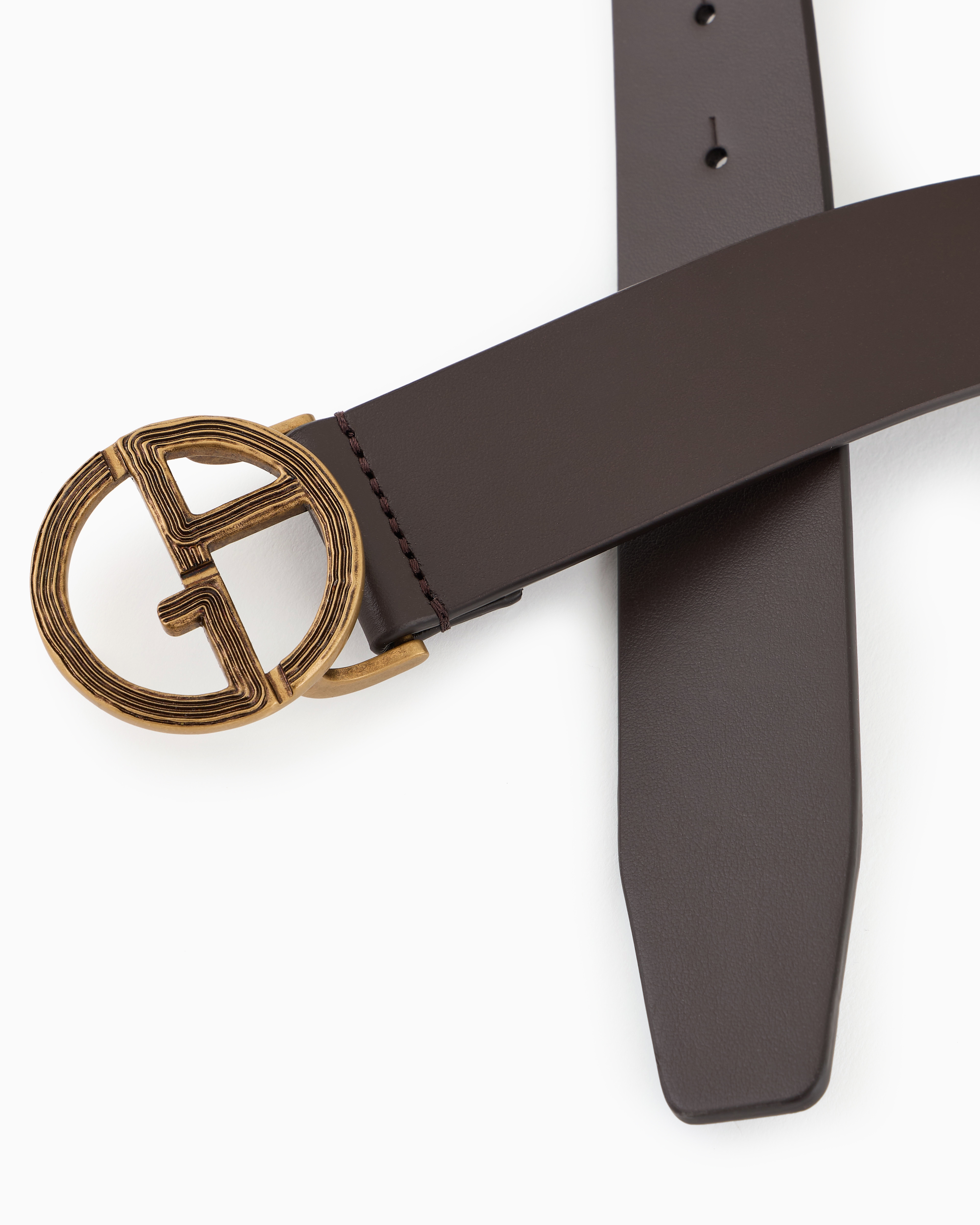 Giorgio Armani Belts In Brown