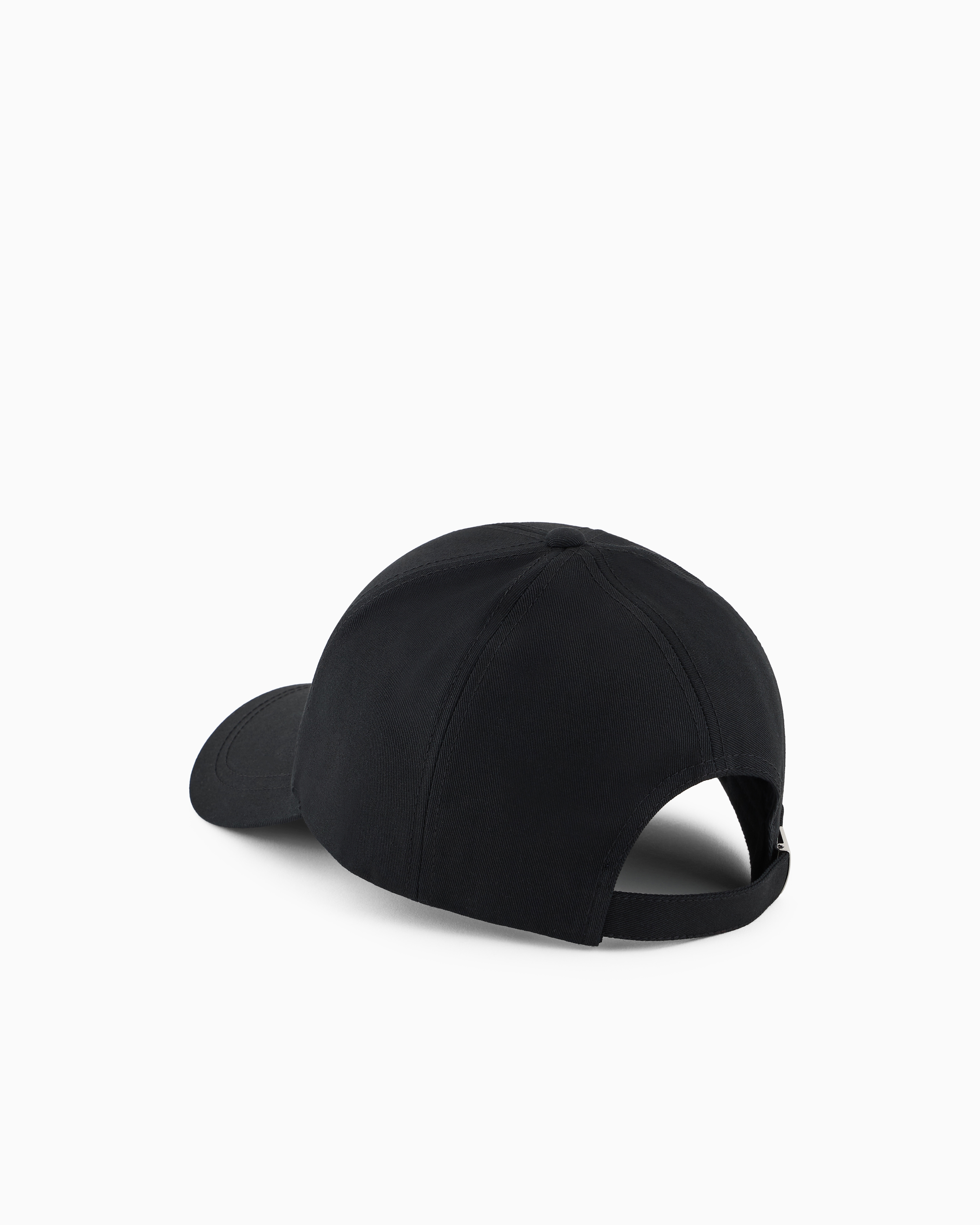 Ea7 Train Core Cotton Baseball Cap In Black