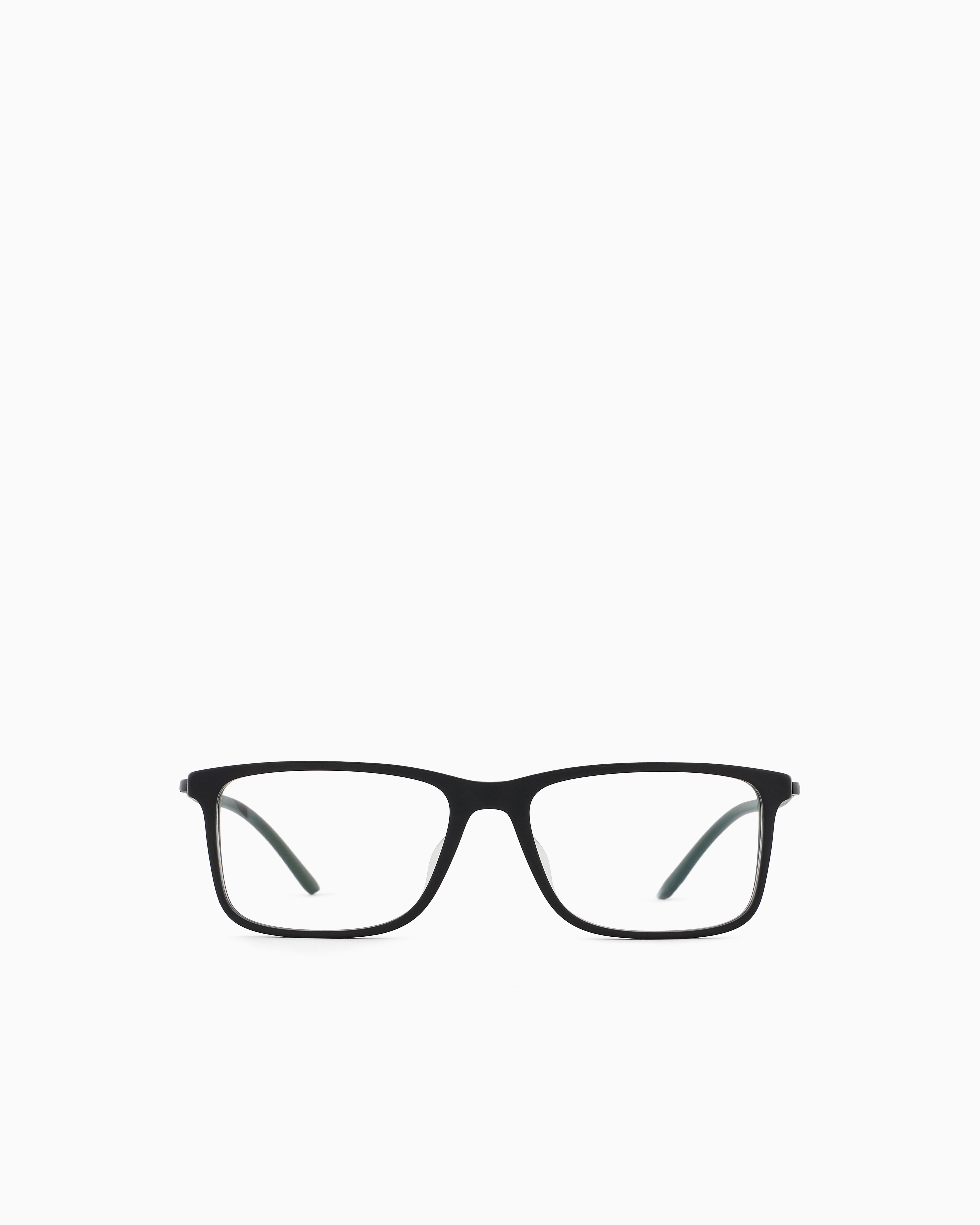 Giorgio Armani Men's Rectangular Glasses In Black