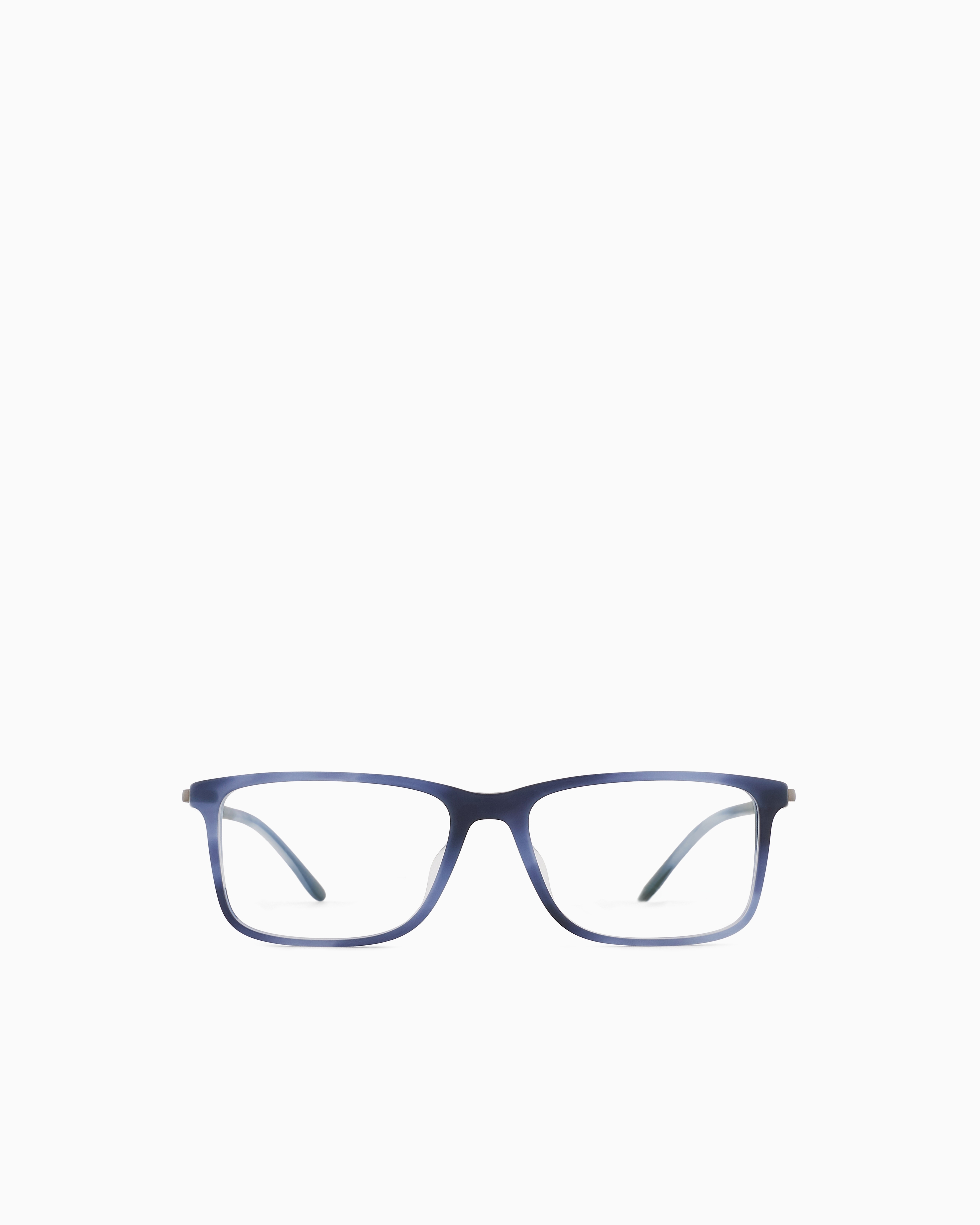 Giorgio Armani Men's Rectangular Glasses In Blue