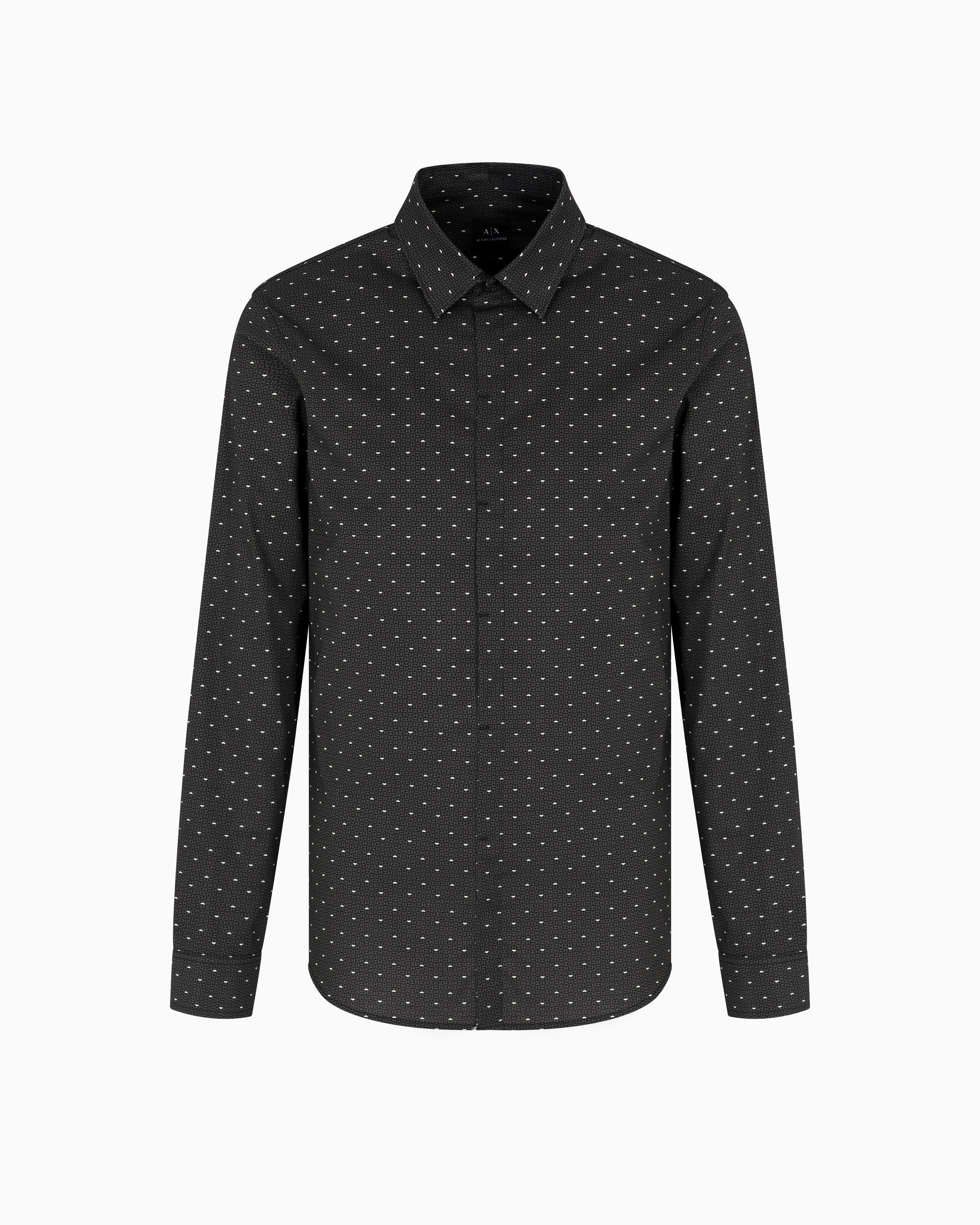 Armani Exchange Classic Shirts In Black