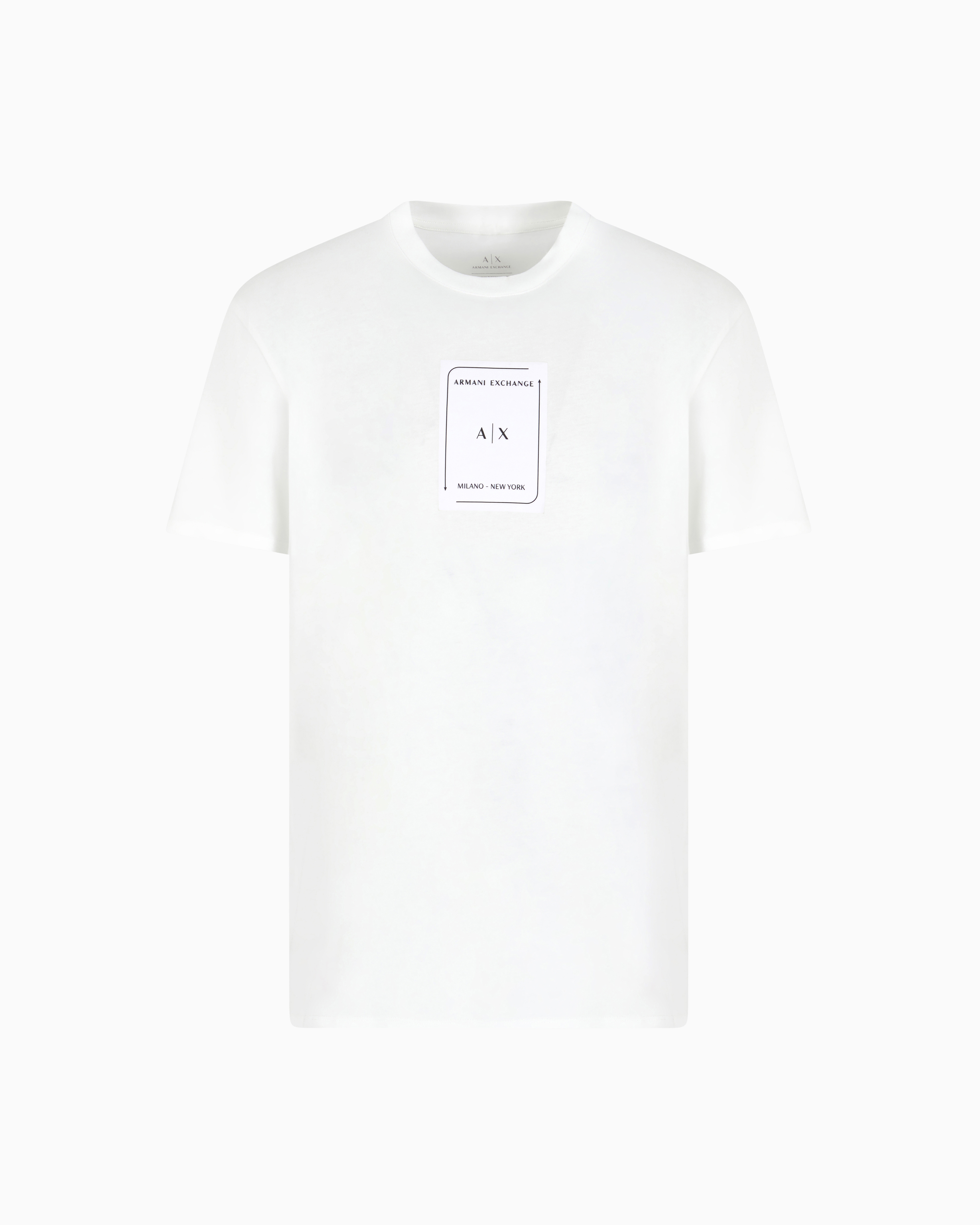 Armani Exchange Regular Fit T-shirts In White