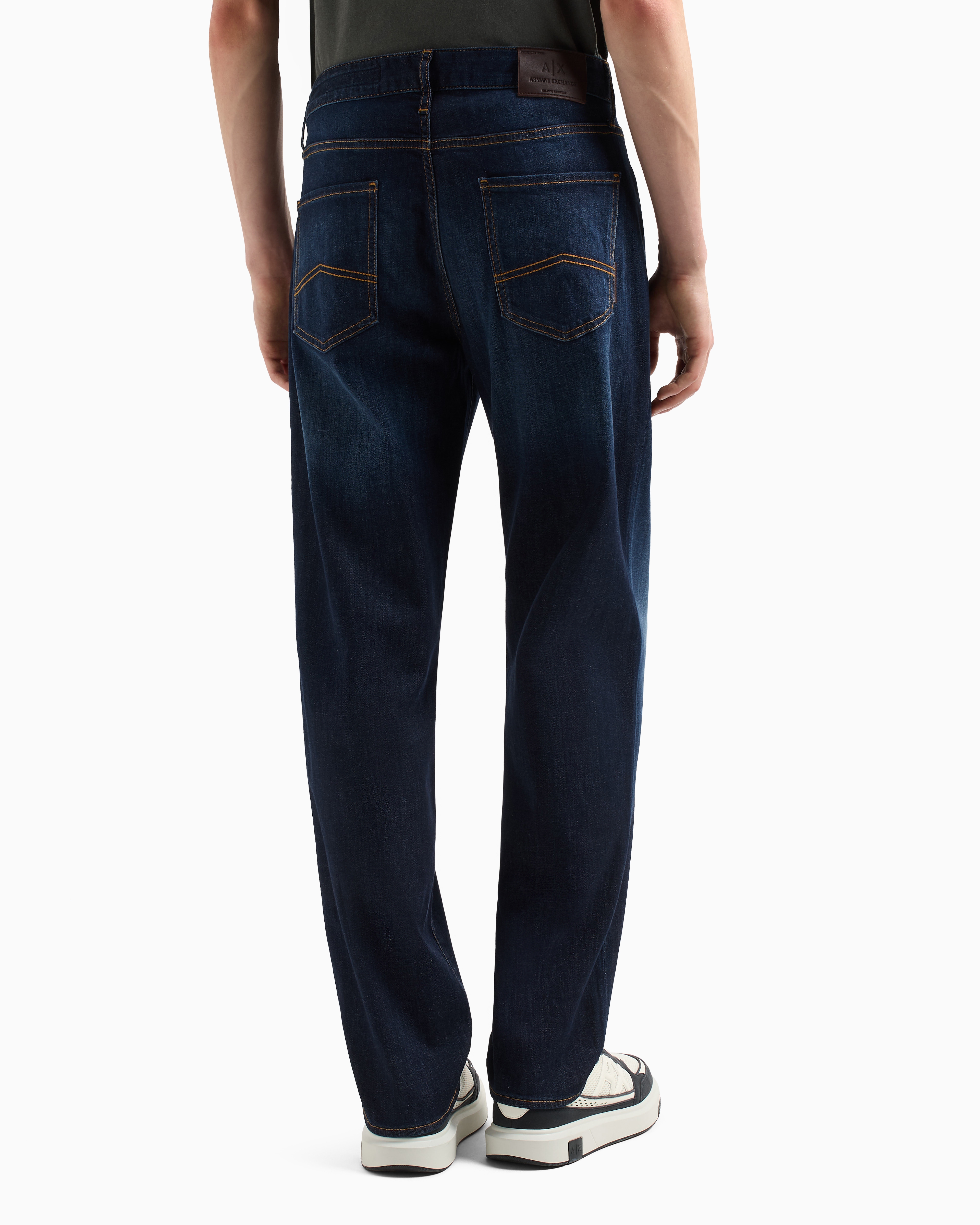 J13 slim fit jeans in cotton denim | Armani Exchange