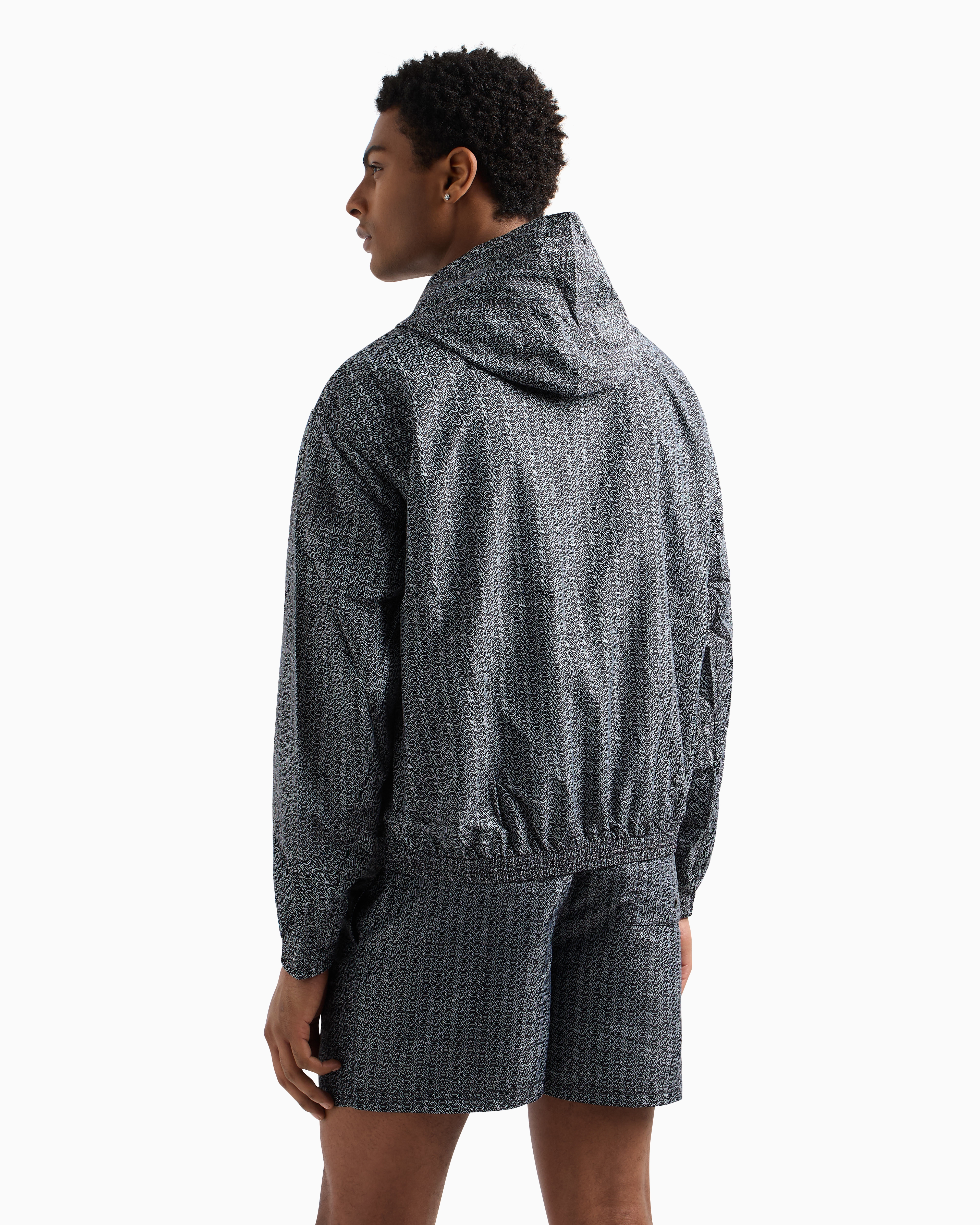 Armani Exchange Windbreakers In Black