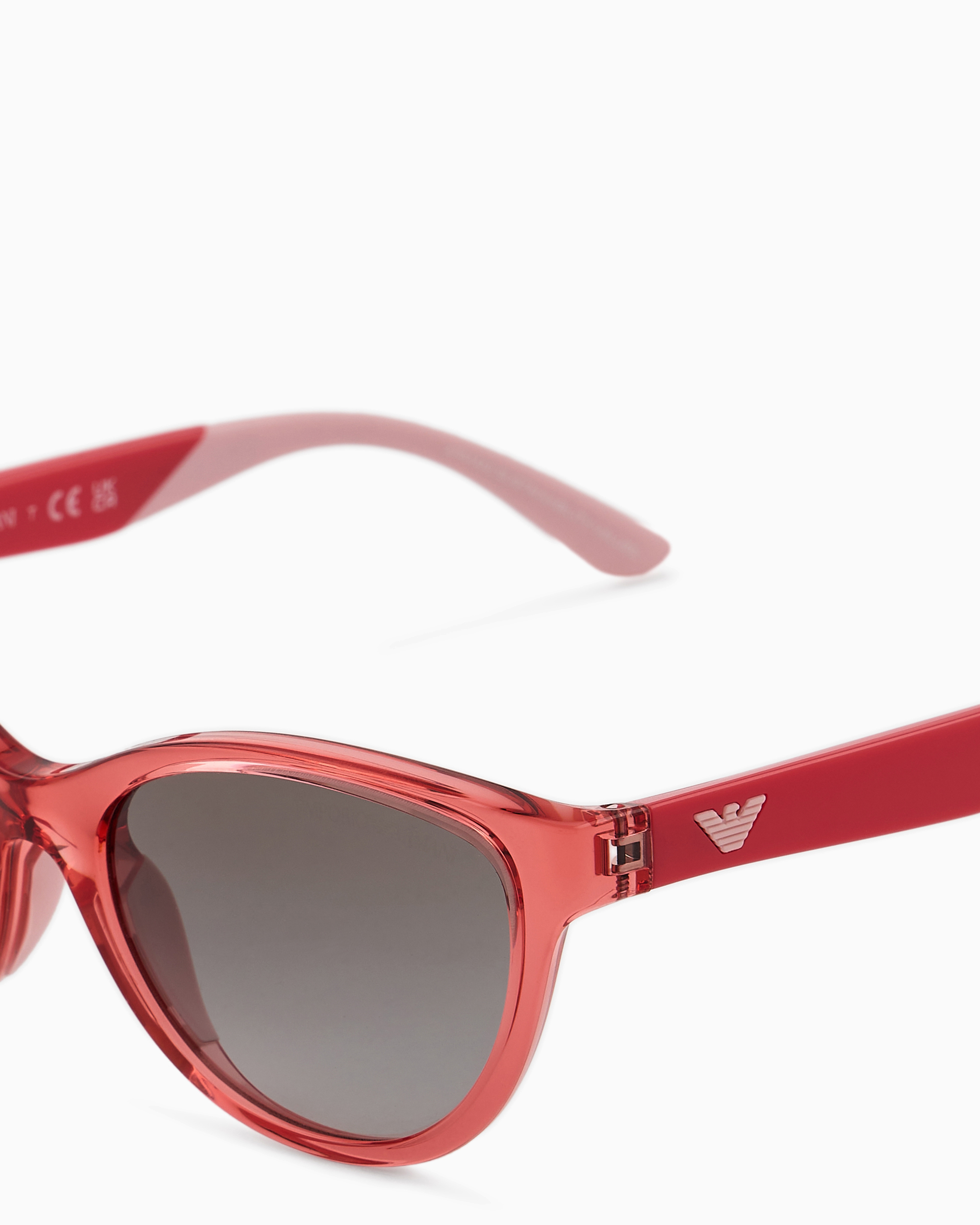 Emporio Armani サングラス ネイビー×クリアピンク