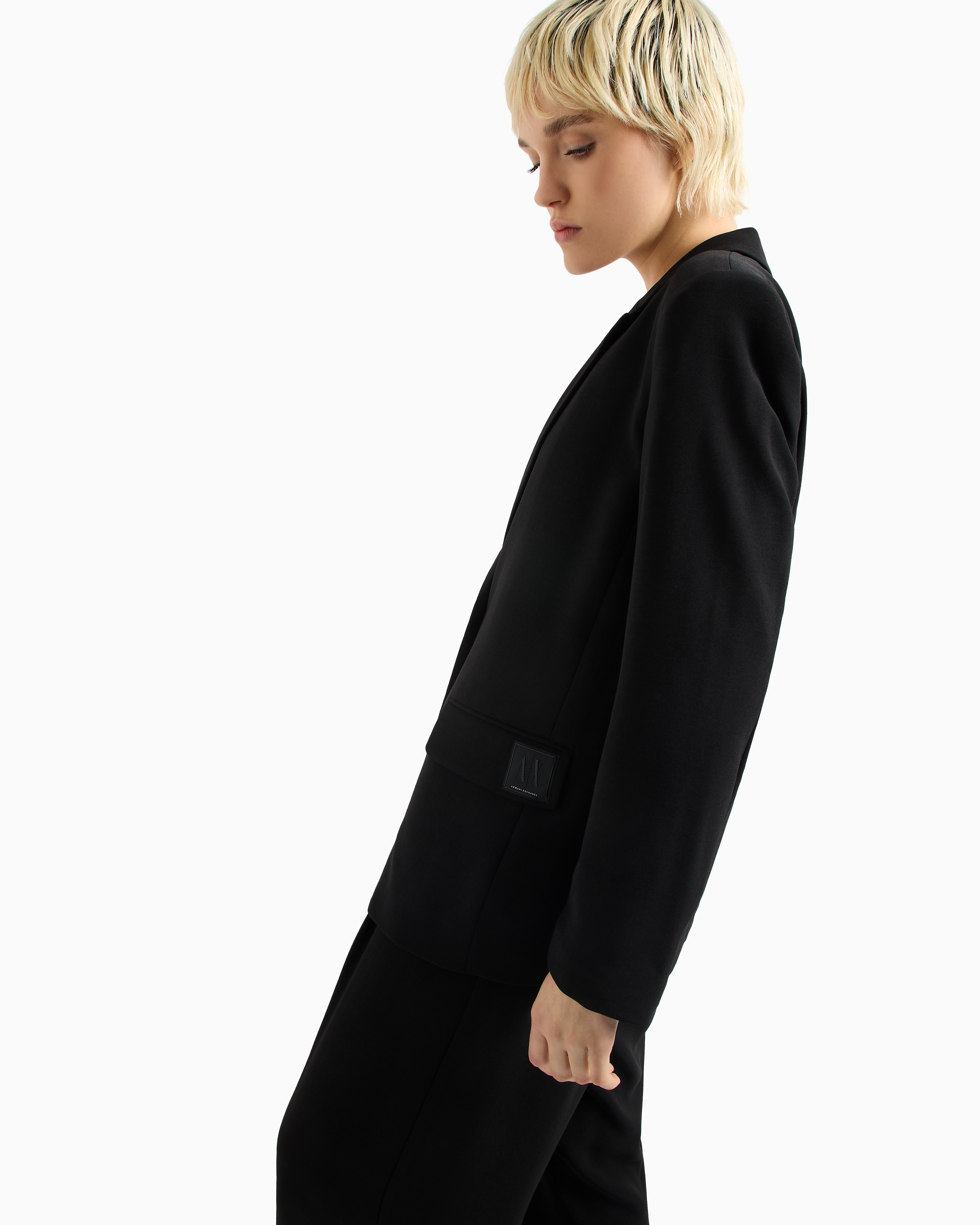 Armani Exchange - Formal Jackets, Woman, Black, Size: