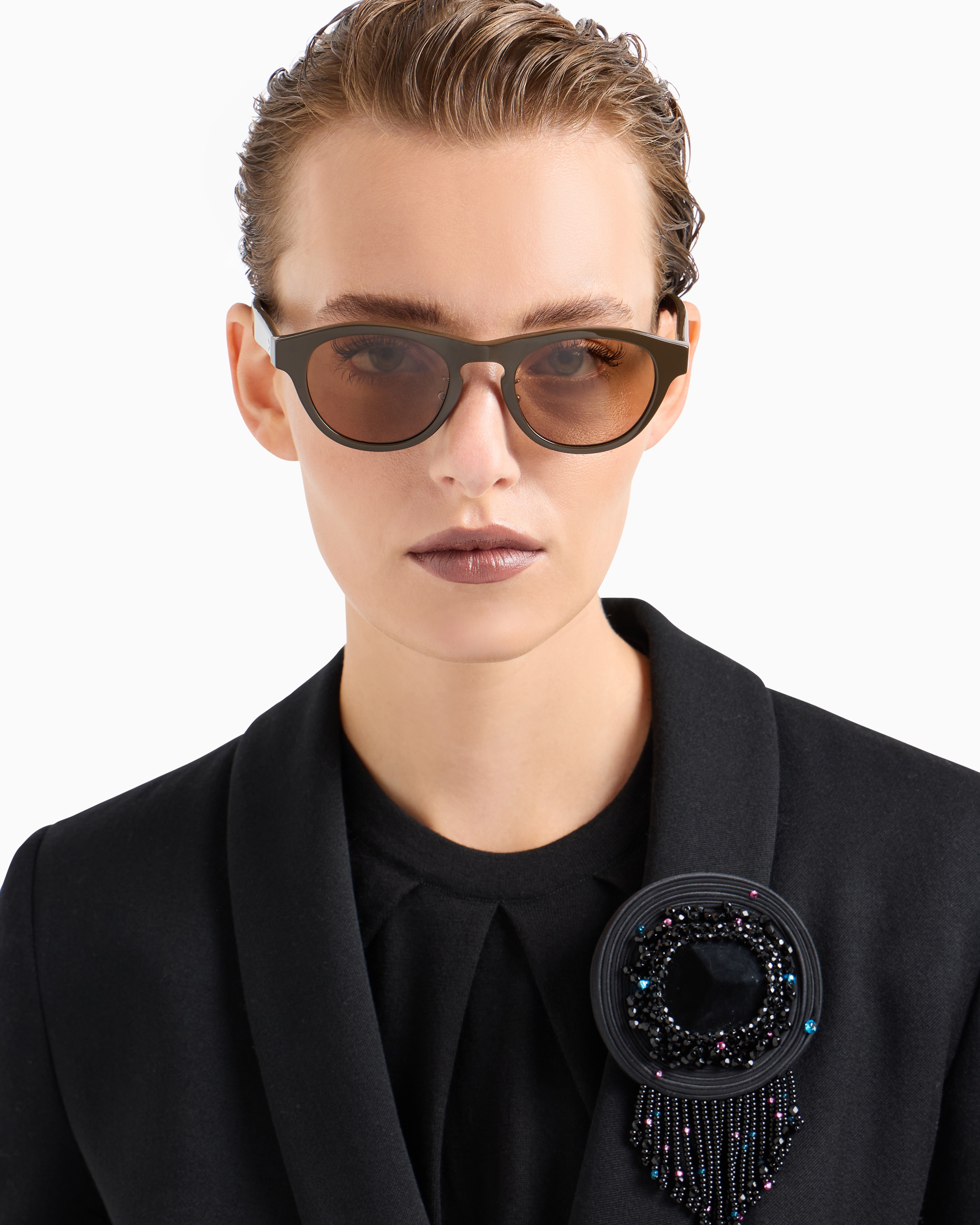 GIORGIO ARMANI ウィメンズサングラス オーバル GIORGIO ARMANI ウィメンズサングラス オーバル