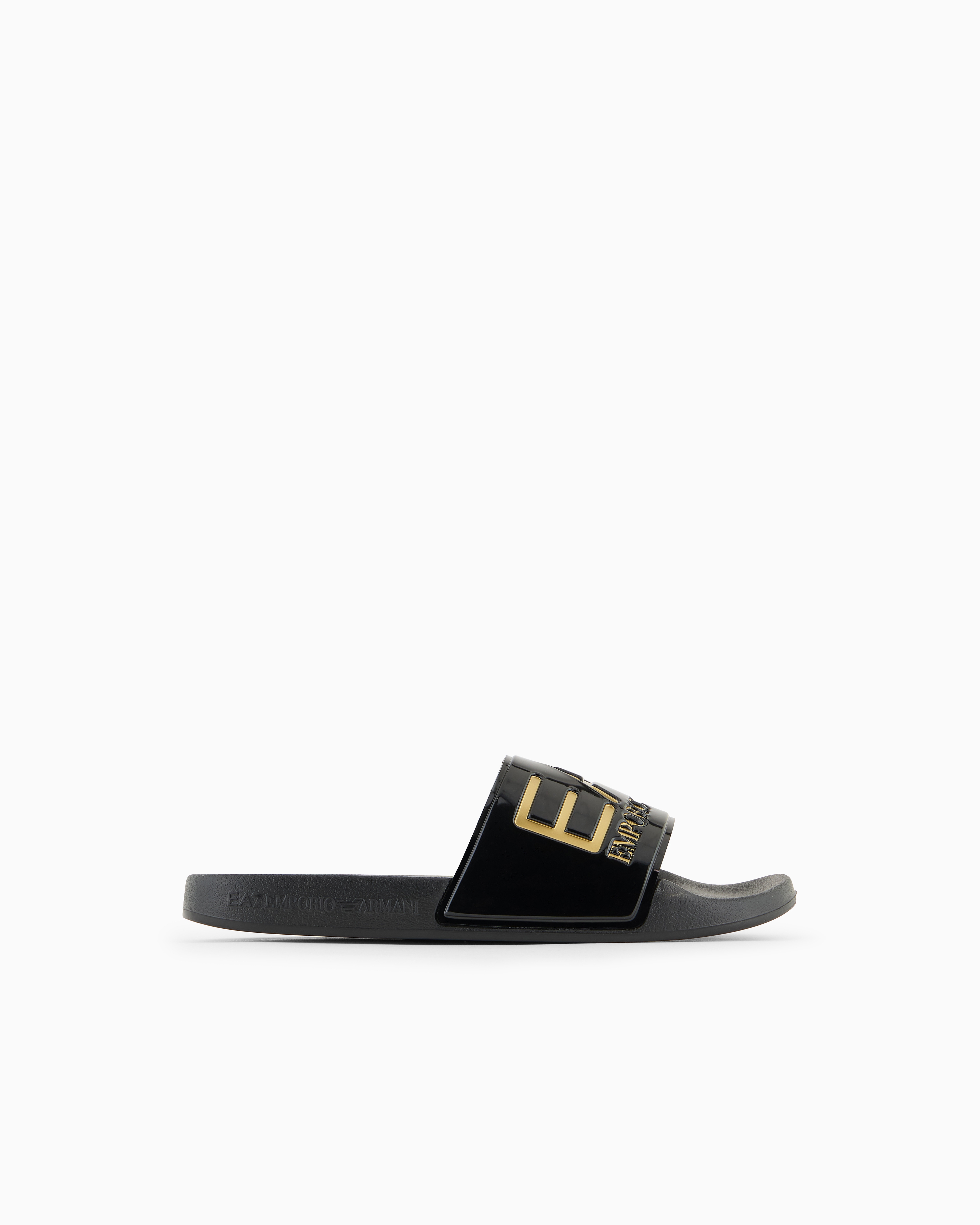 Ea7 Slides In Black