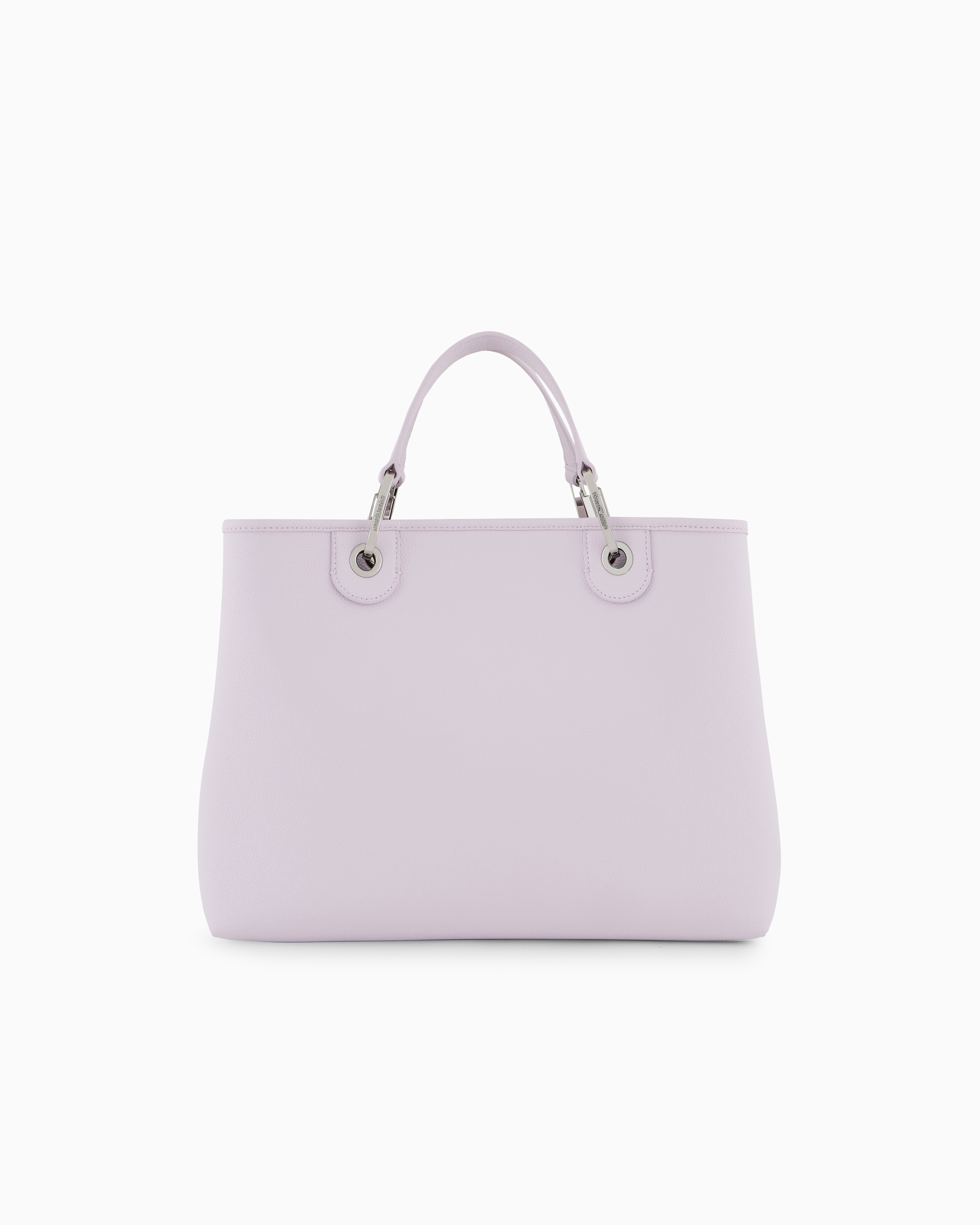Emporio Armani Medium Myea Shopper Bag With Deer Print In Pink