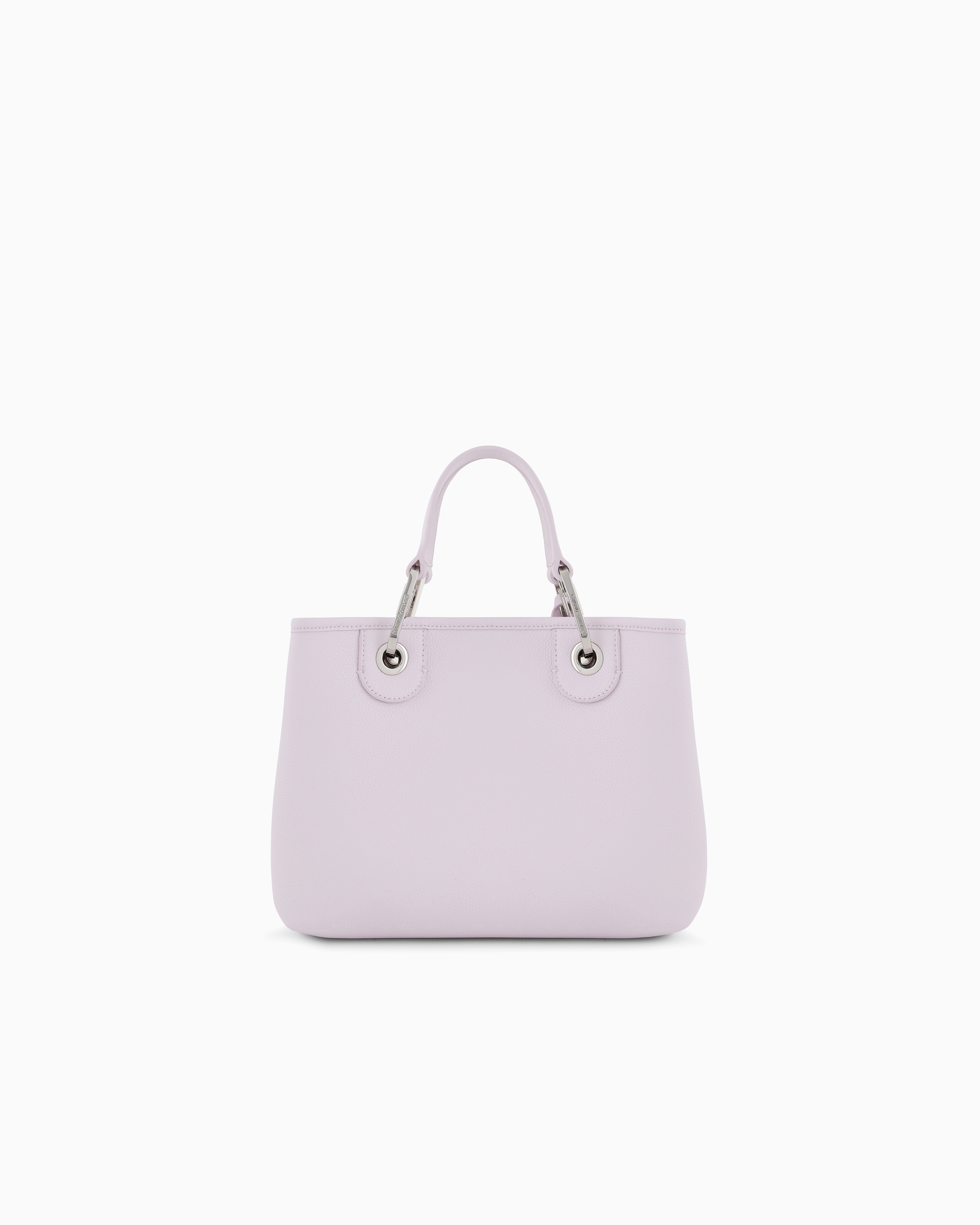 Emporio Armani Small Myea Shopper Bag With Deer Print In Pink