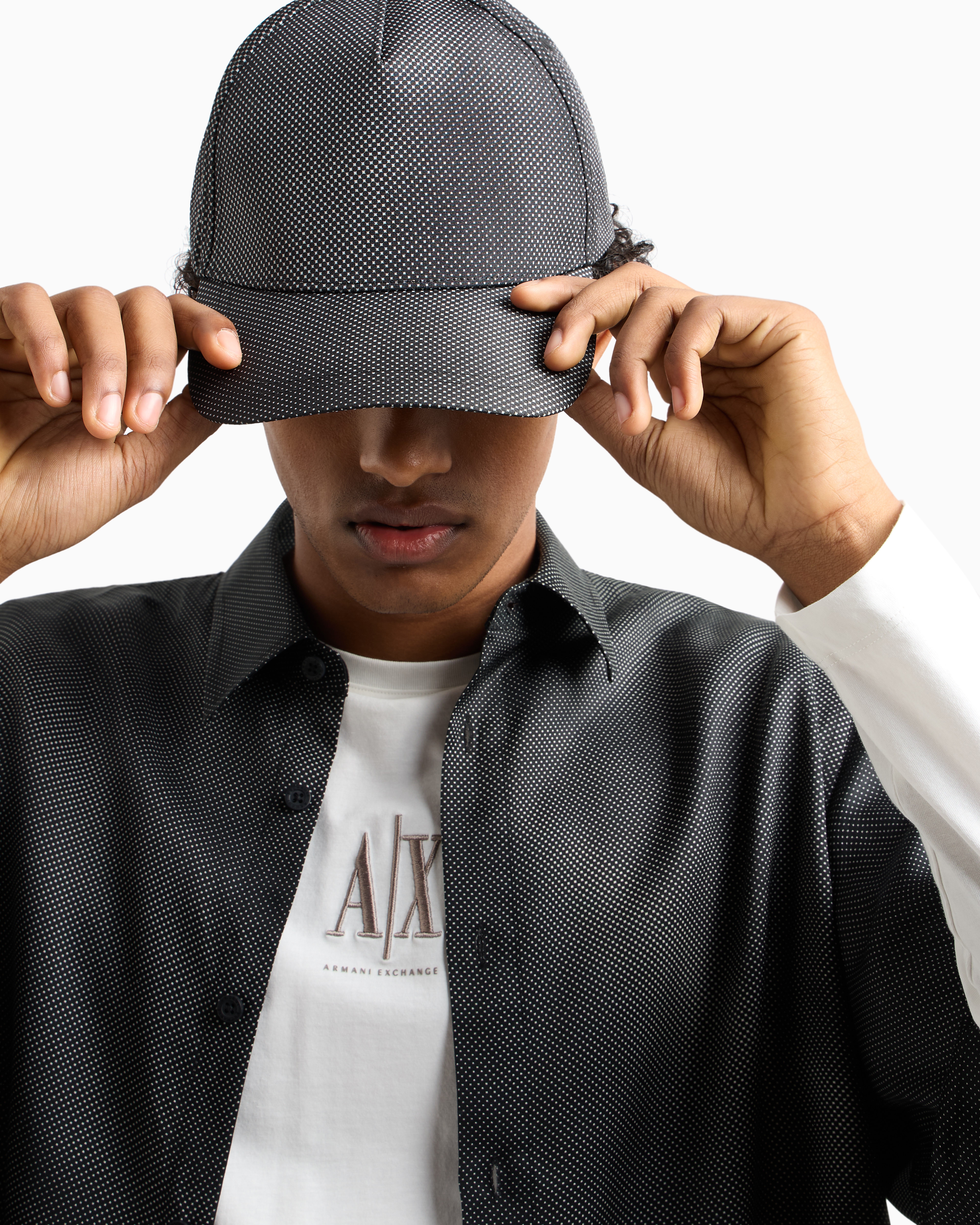 Armani Exchange Caps In Black