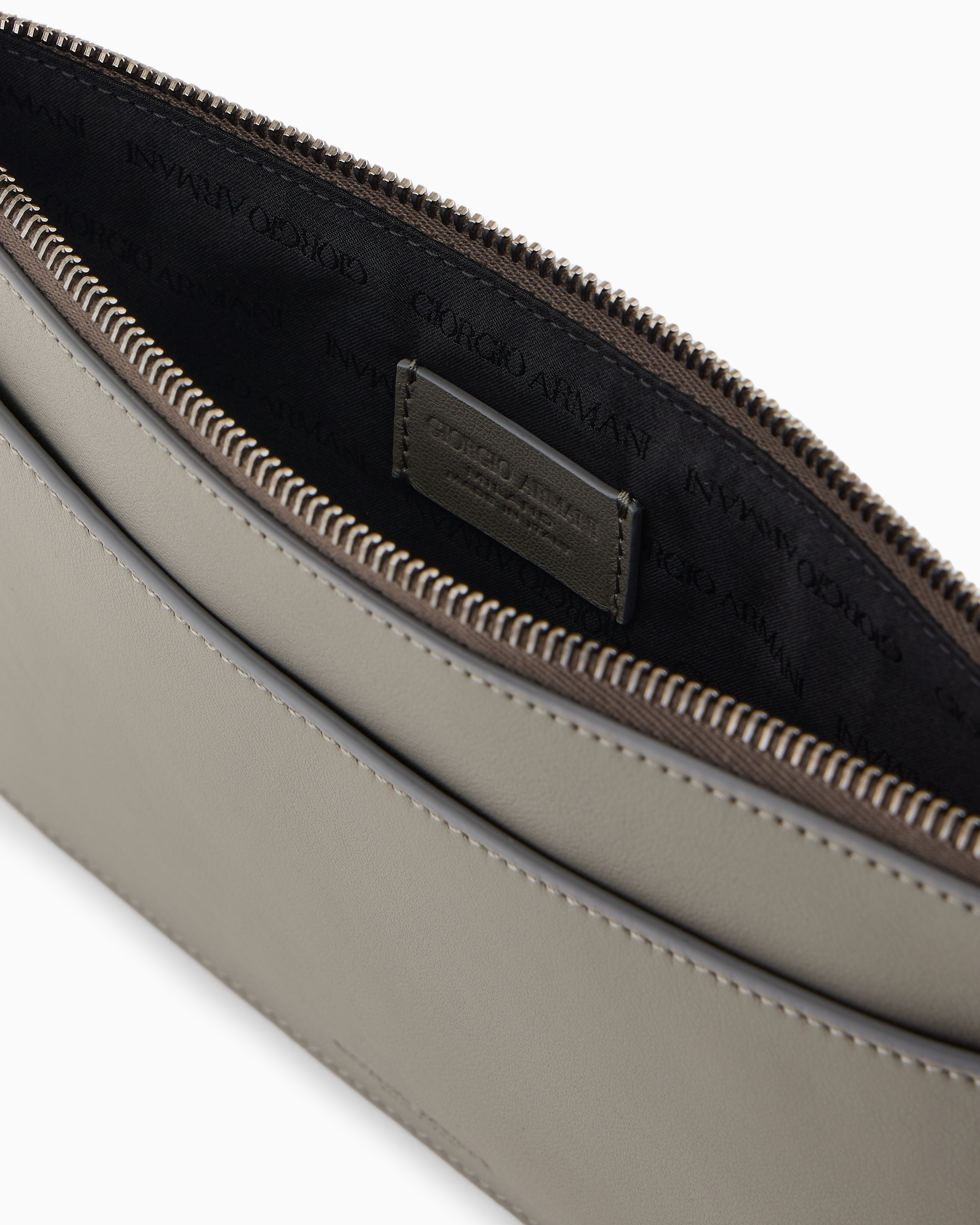 Giorgio Armani Nappa Leather Clutch Bag