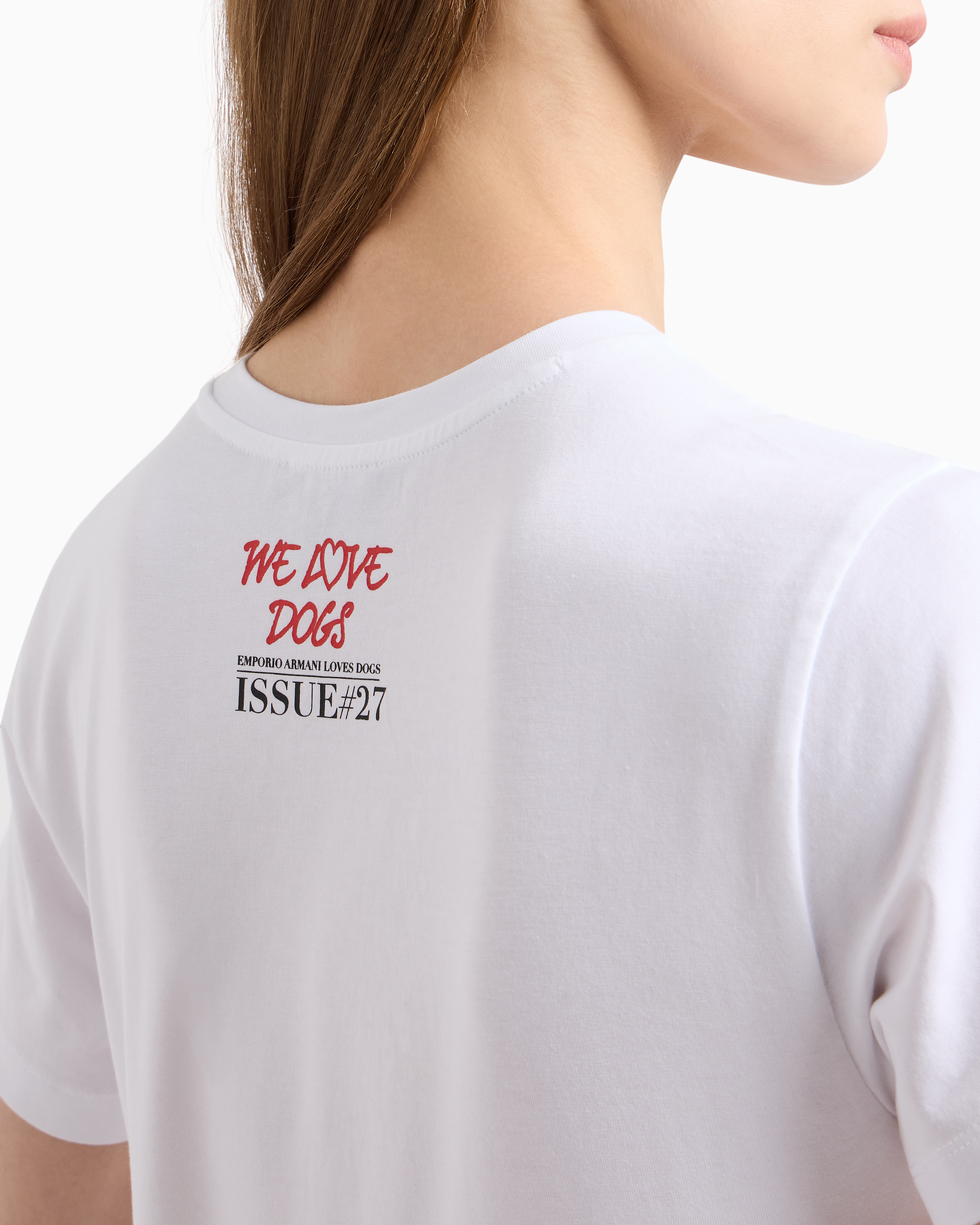 We Love Dogs #27 Tシャツ ストレッチジャージー | Emporio Armani