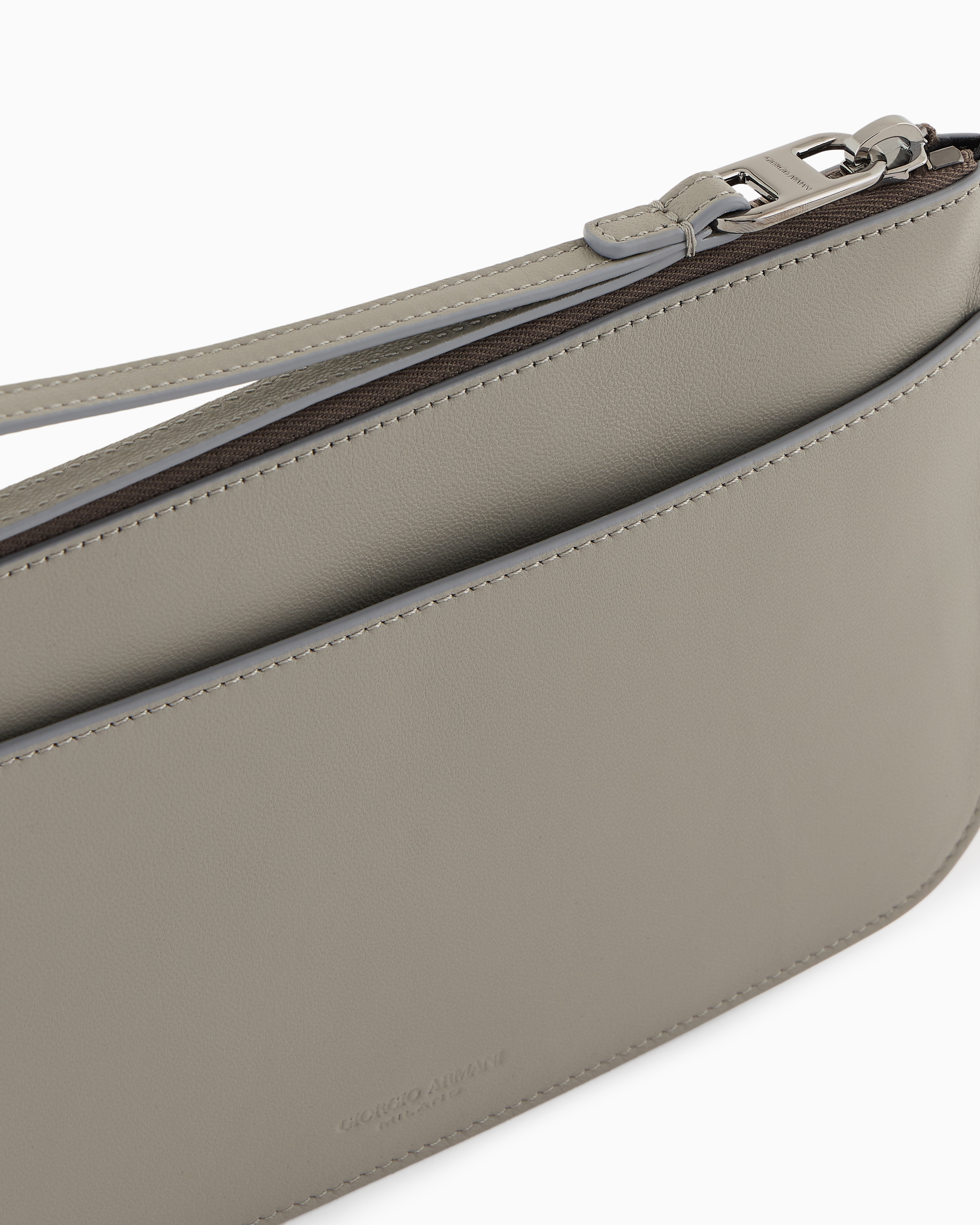 Giorgio Armani Nappa Leather Clutch Bag