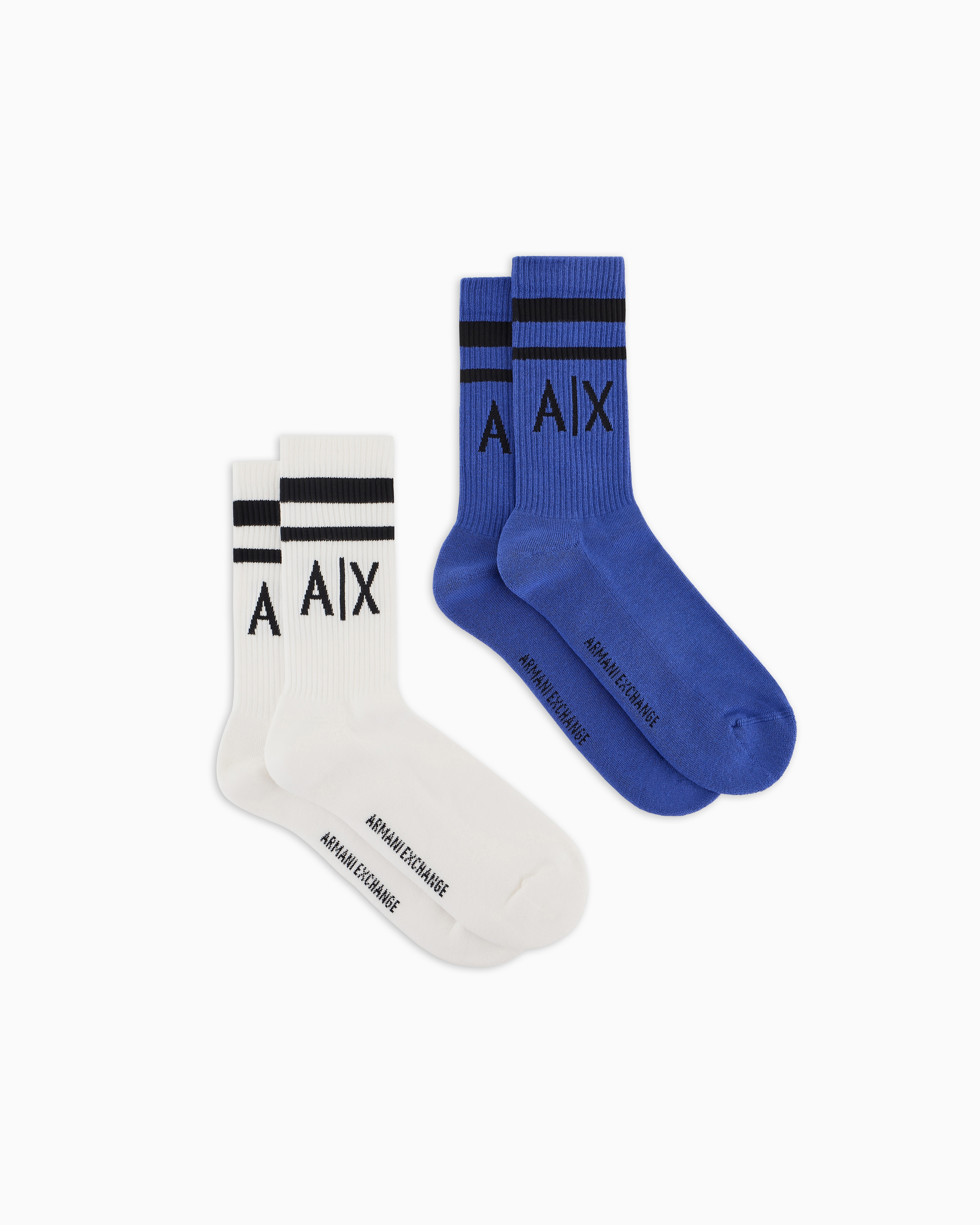 Armani Exchange Packung Mit 2 Paar Socken Mit Logo In Blau