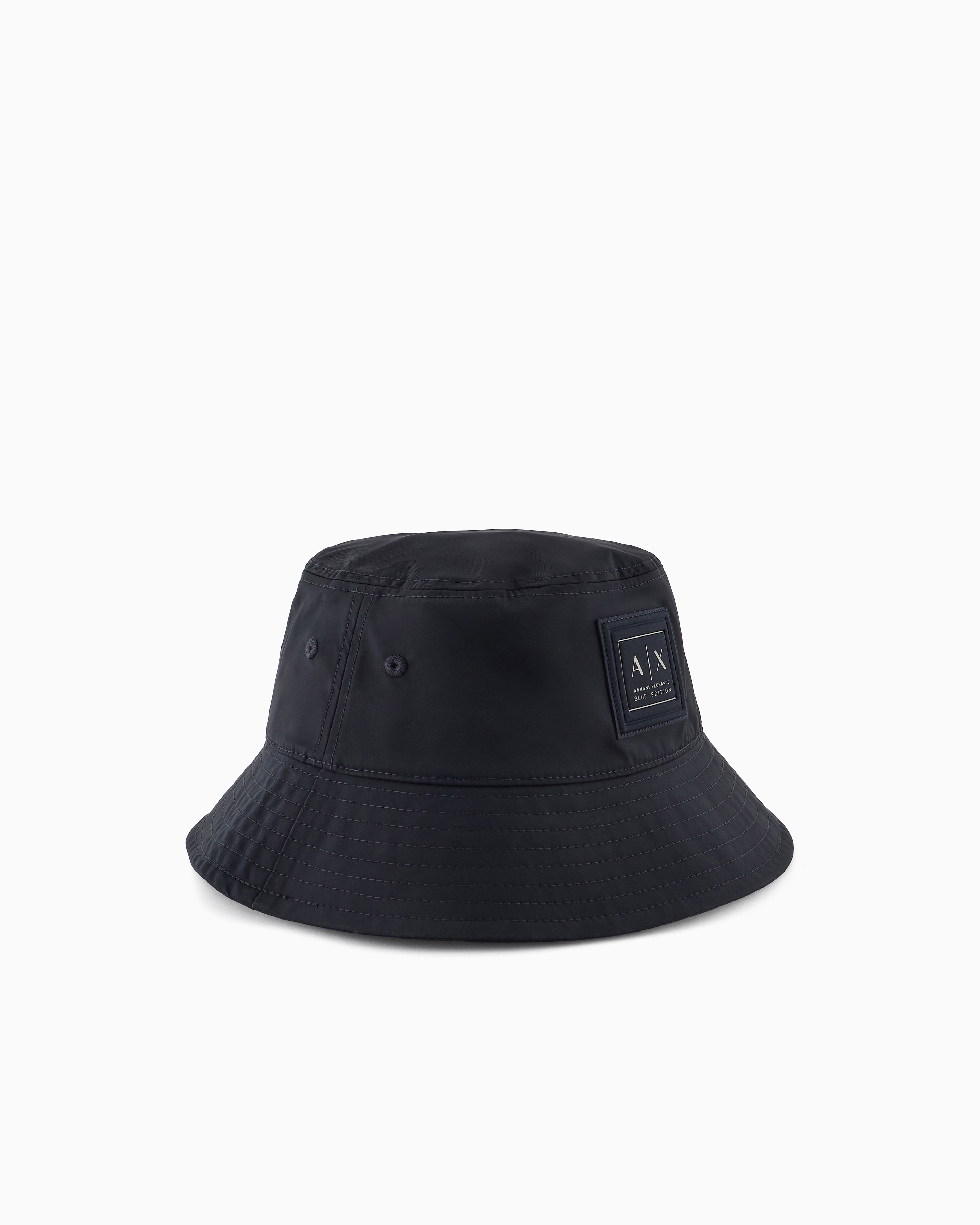 Armani Exchange Bucket Hats In Navy Blue