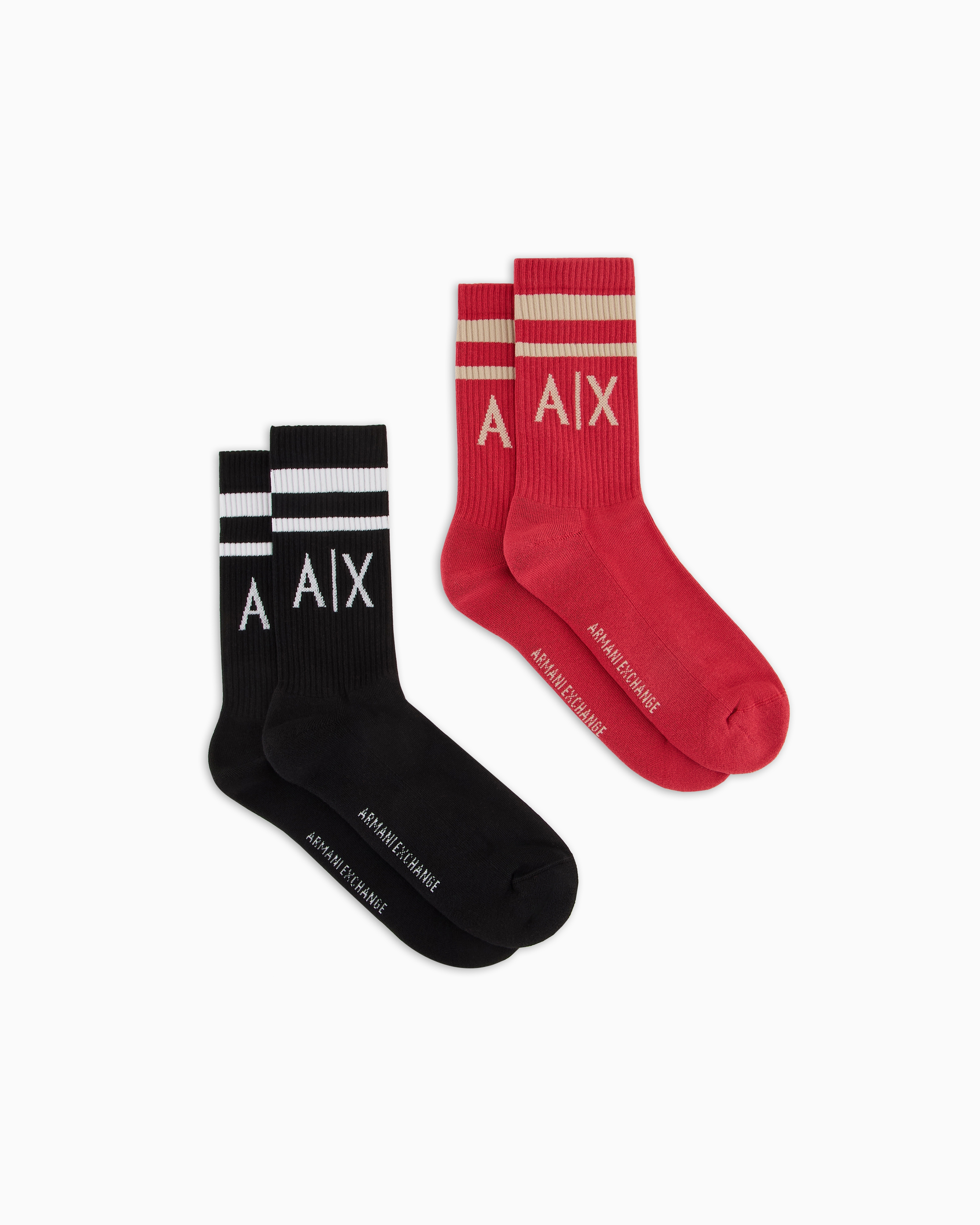 Armani Exchange Packung Mit 2 Paar Socken Mit Logo In Rot