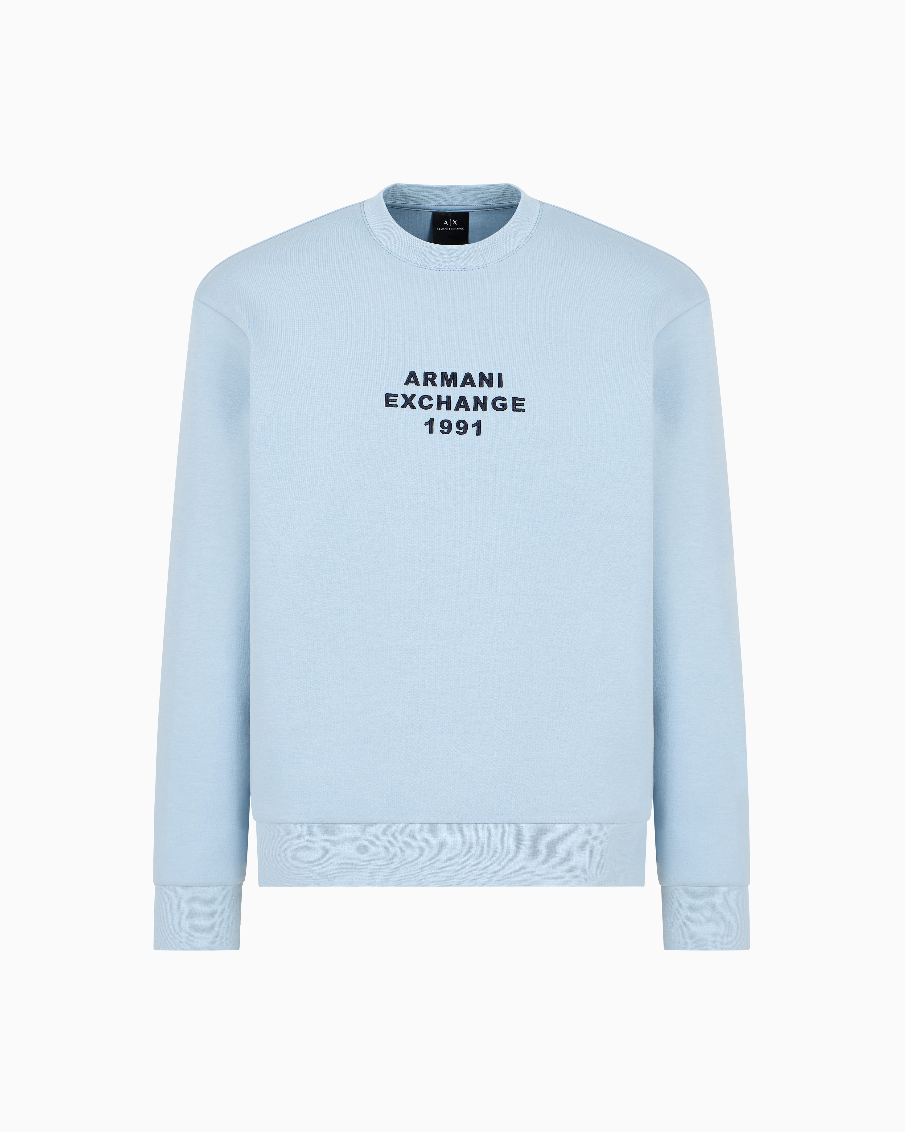 Armani Exchange Sweatshirts Without Hood In Light_blue