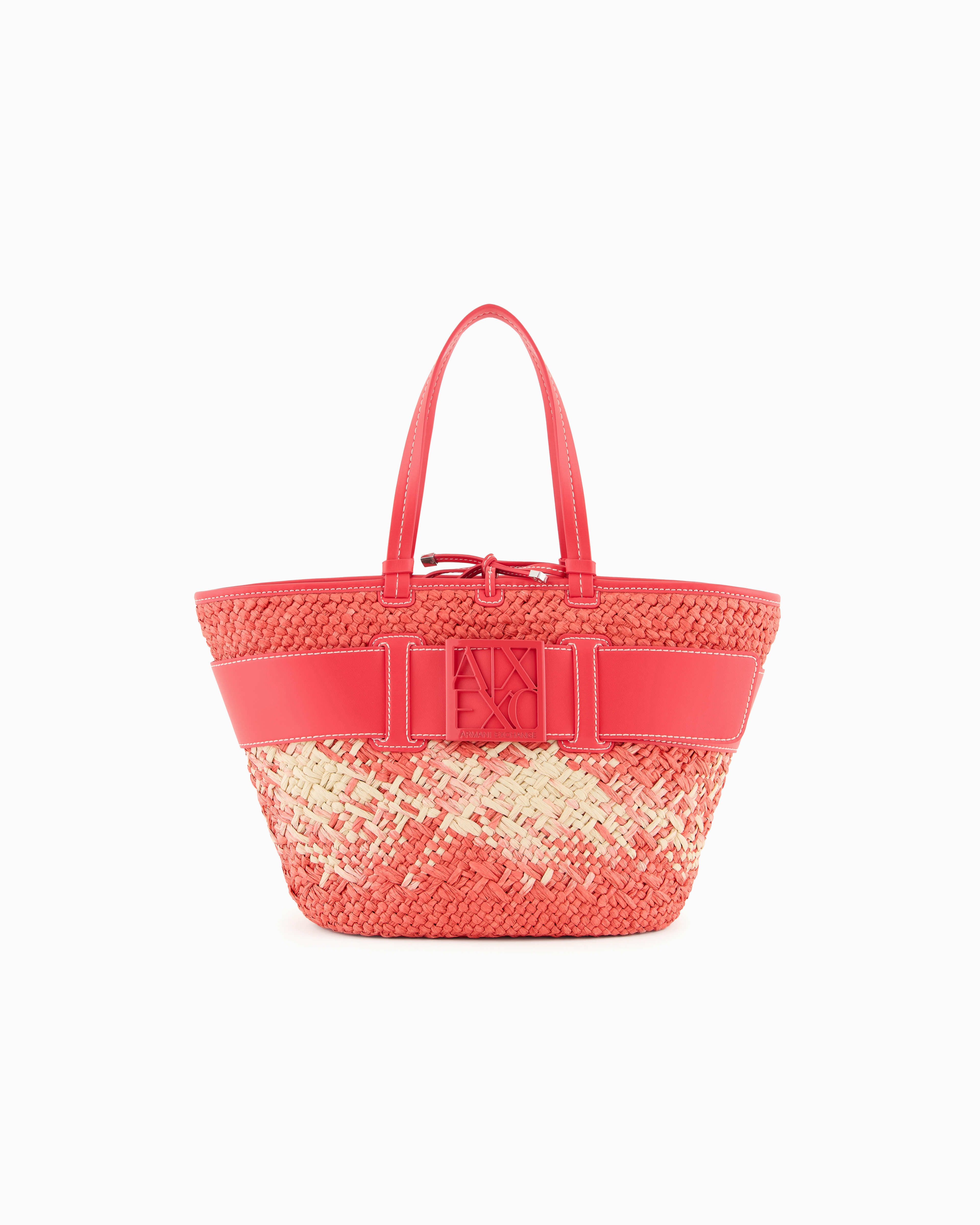 Armani Exchange Shoppers In Red