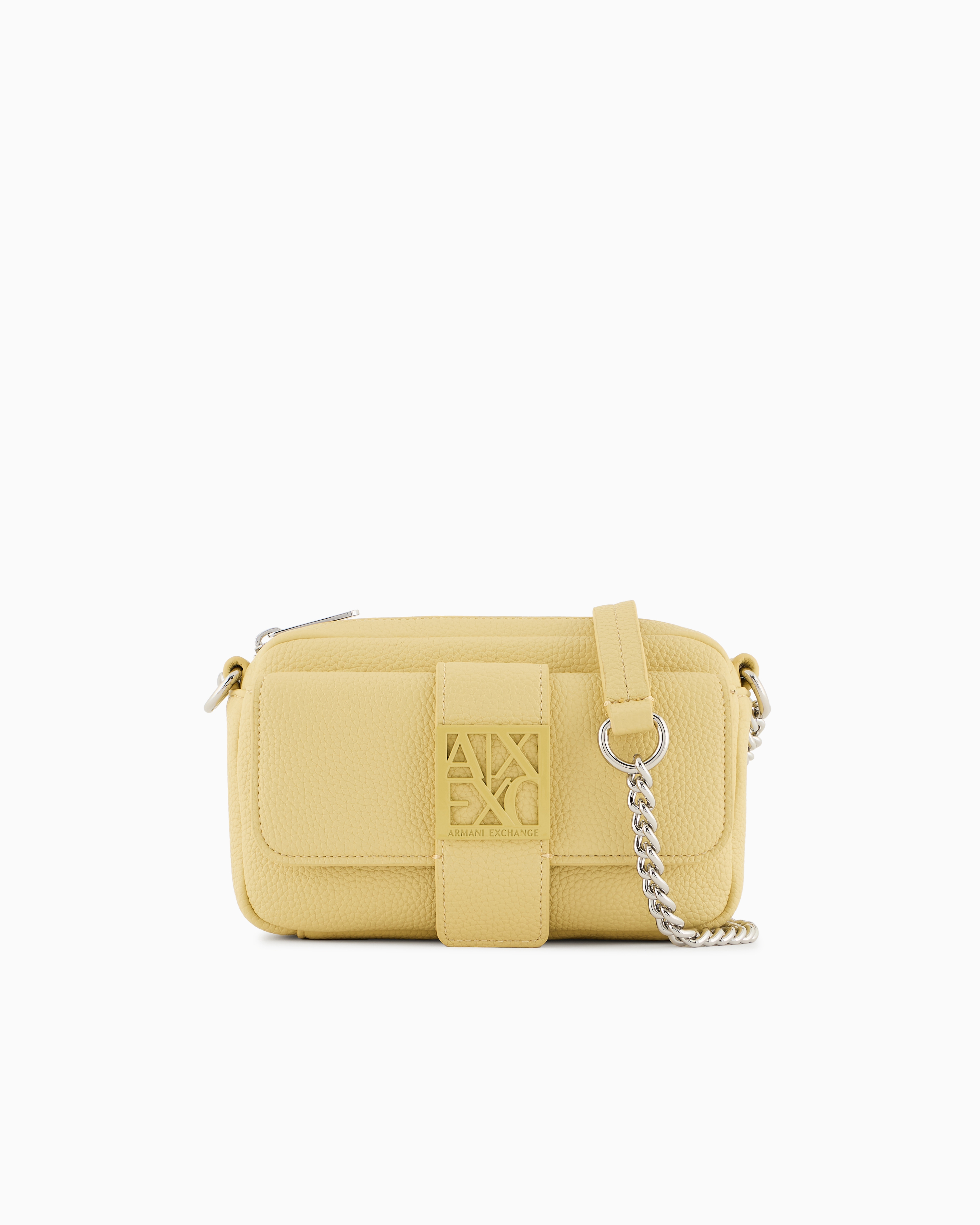 Armani Exchange Crossbody Bags In Yellow