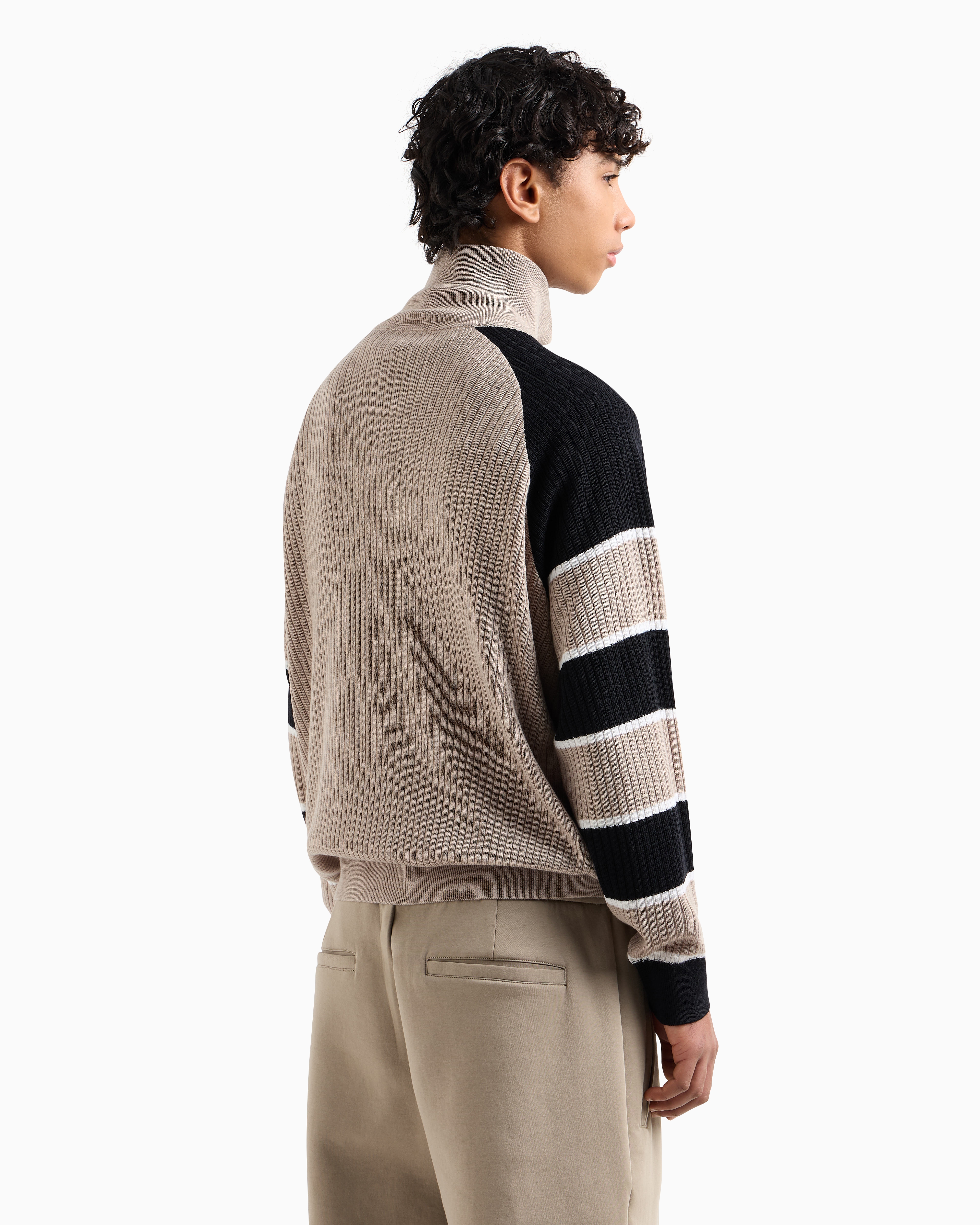 Armani Exchange Turtlenecks In Navy Blue
