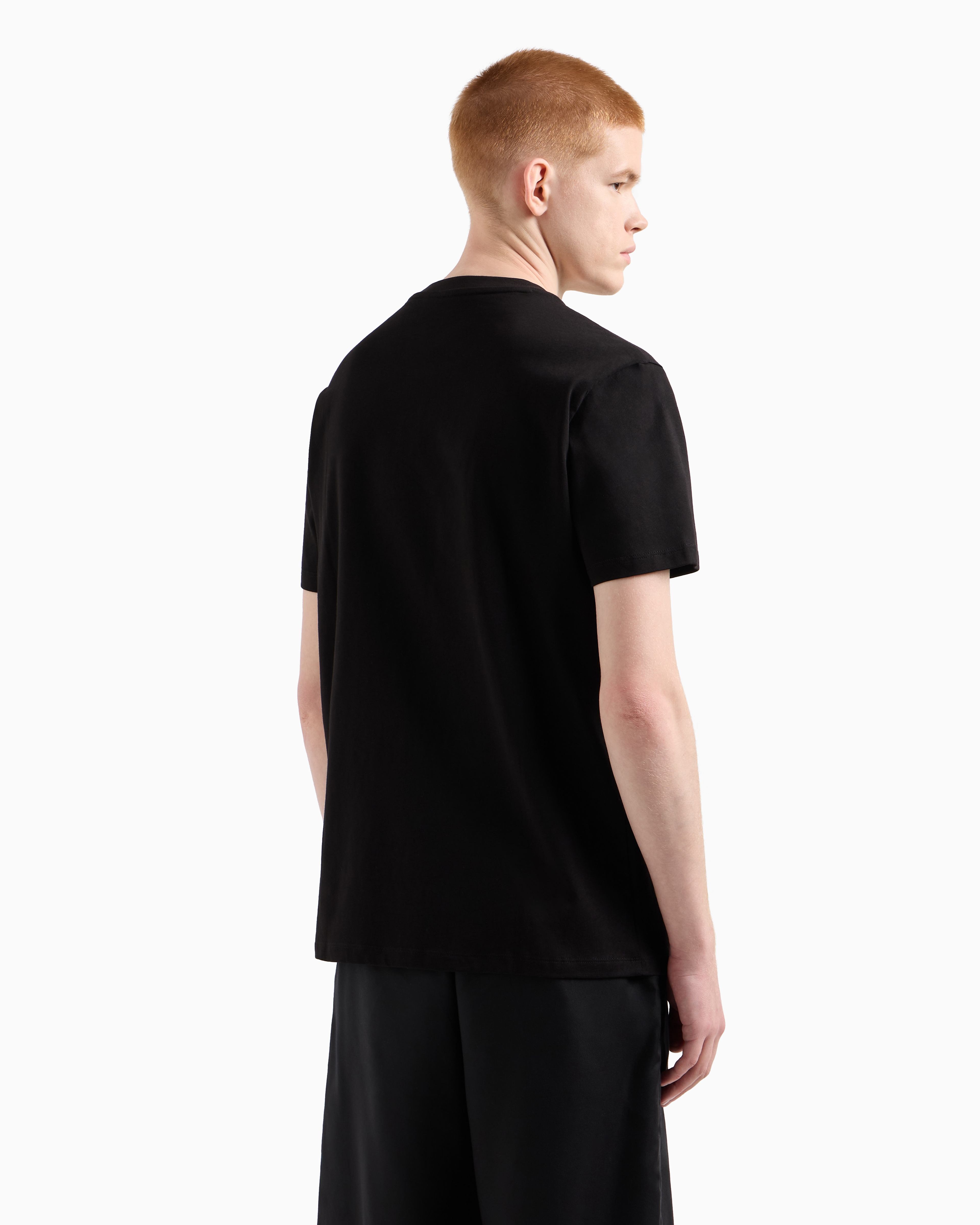 Tシャツ・カットソー ARMANI EXCHANGE Men T-shirt Natural XM000544AF10361 U0009 XM000544_AF10361_UC001_R_SS202