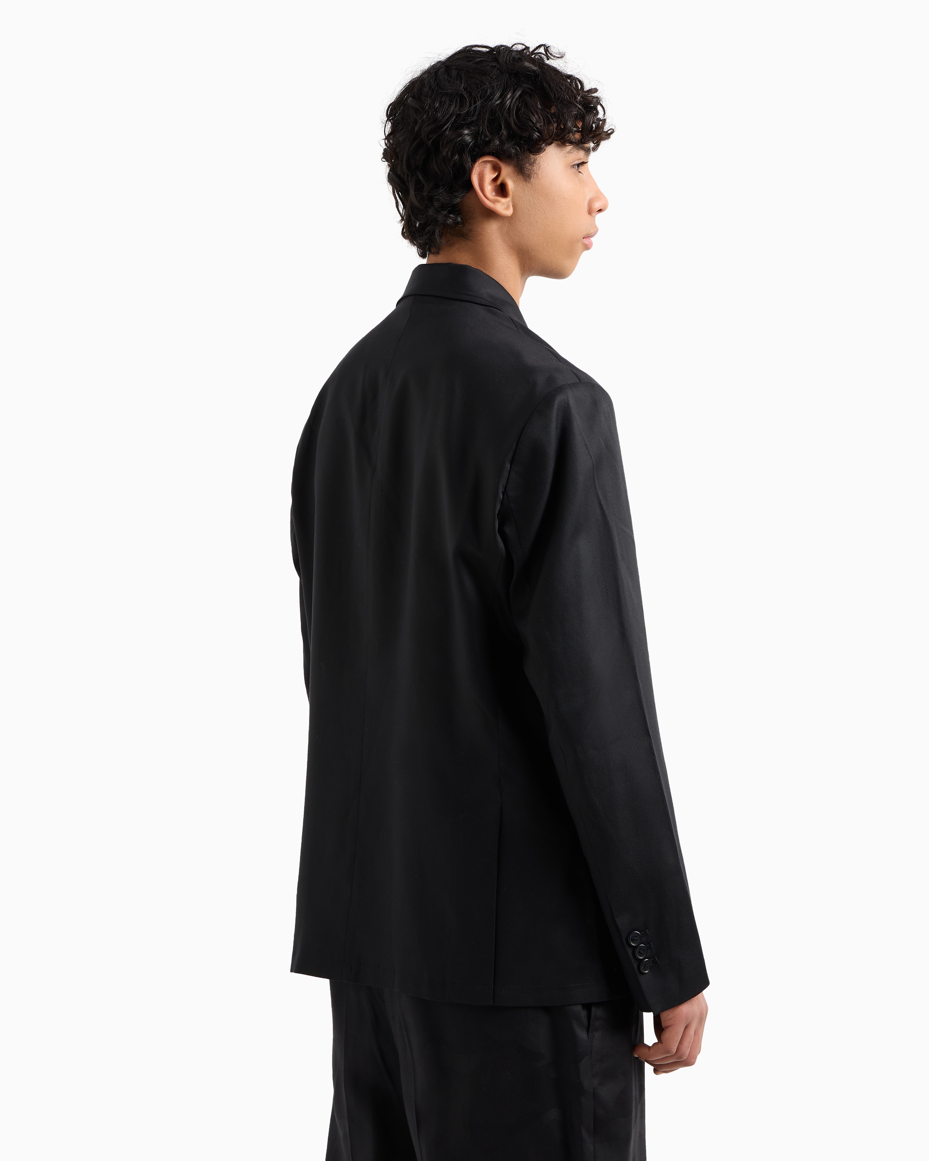 リヨセルジャカード ダブルブレストジャケット | Armani Exchange