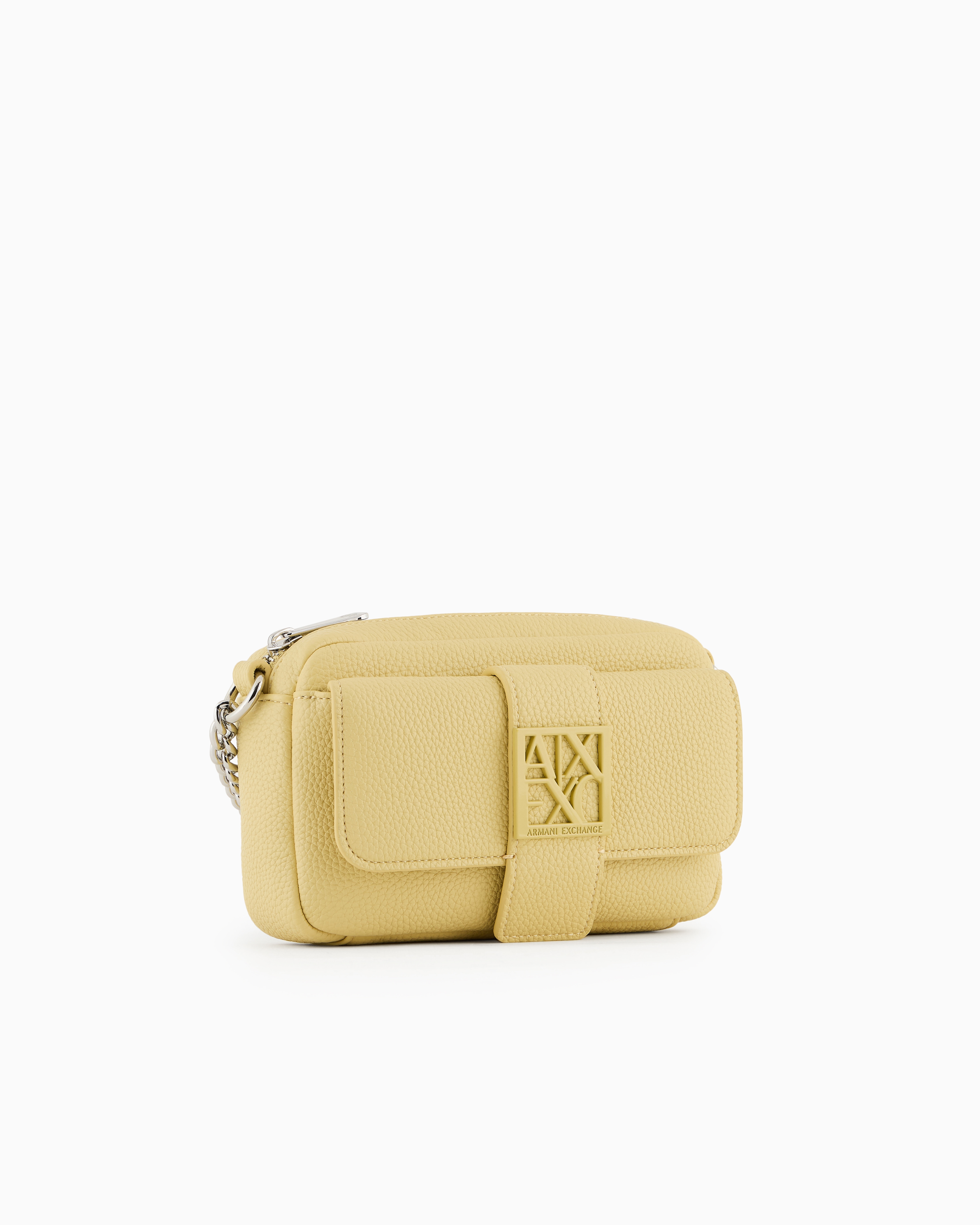 Armani Exchange Crossbody Bags In Yellow