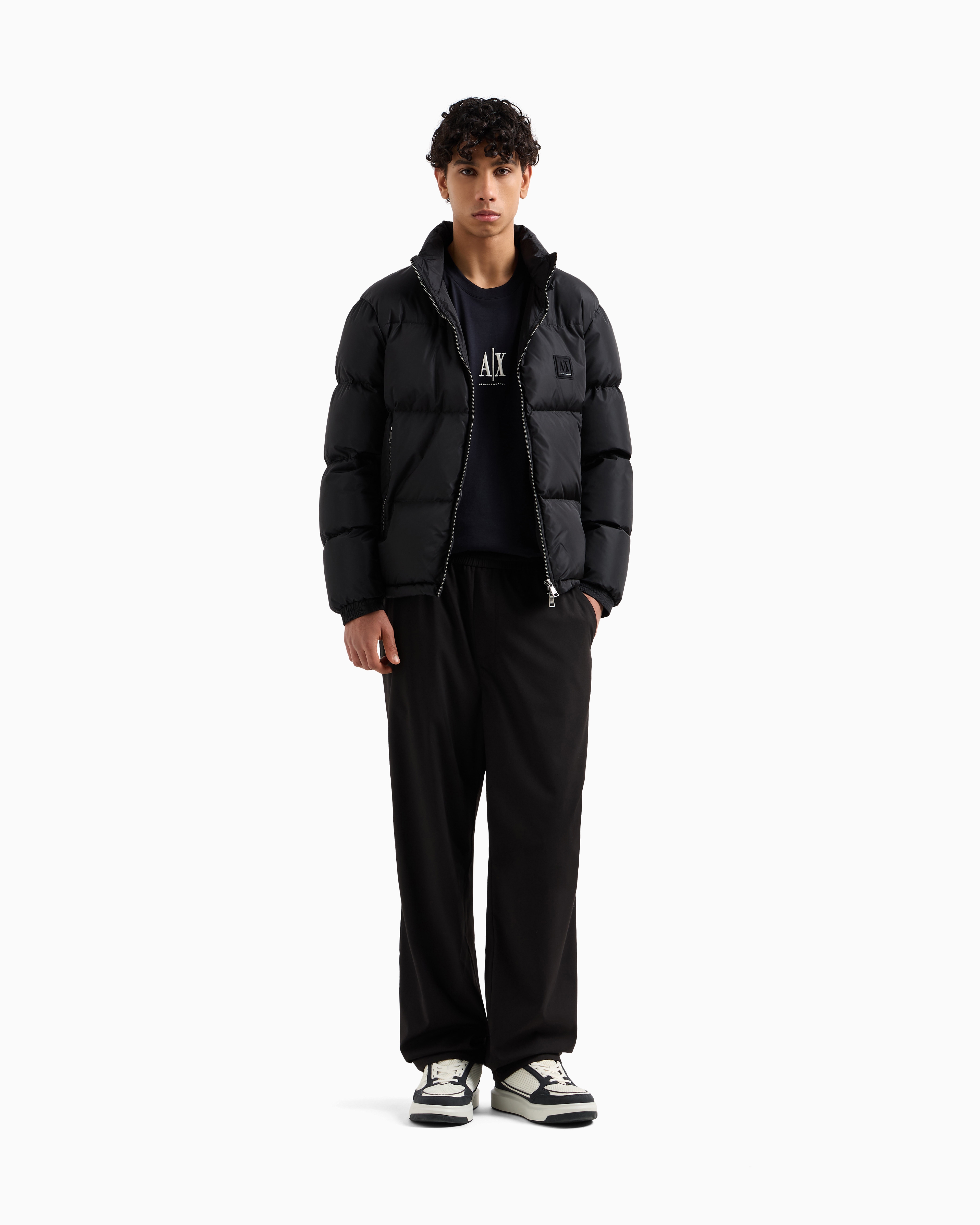 ARMANI EXCHANGE REGULAR FIT T-SHIRT IN COTTON JERSEY