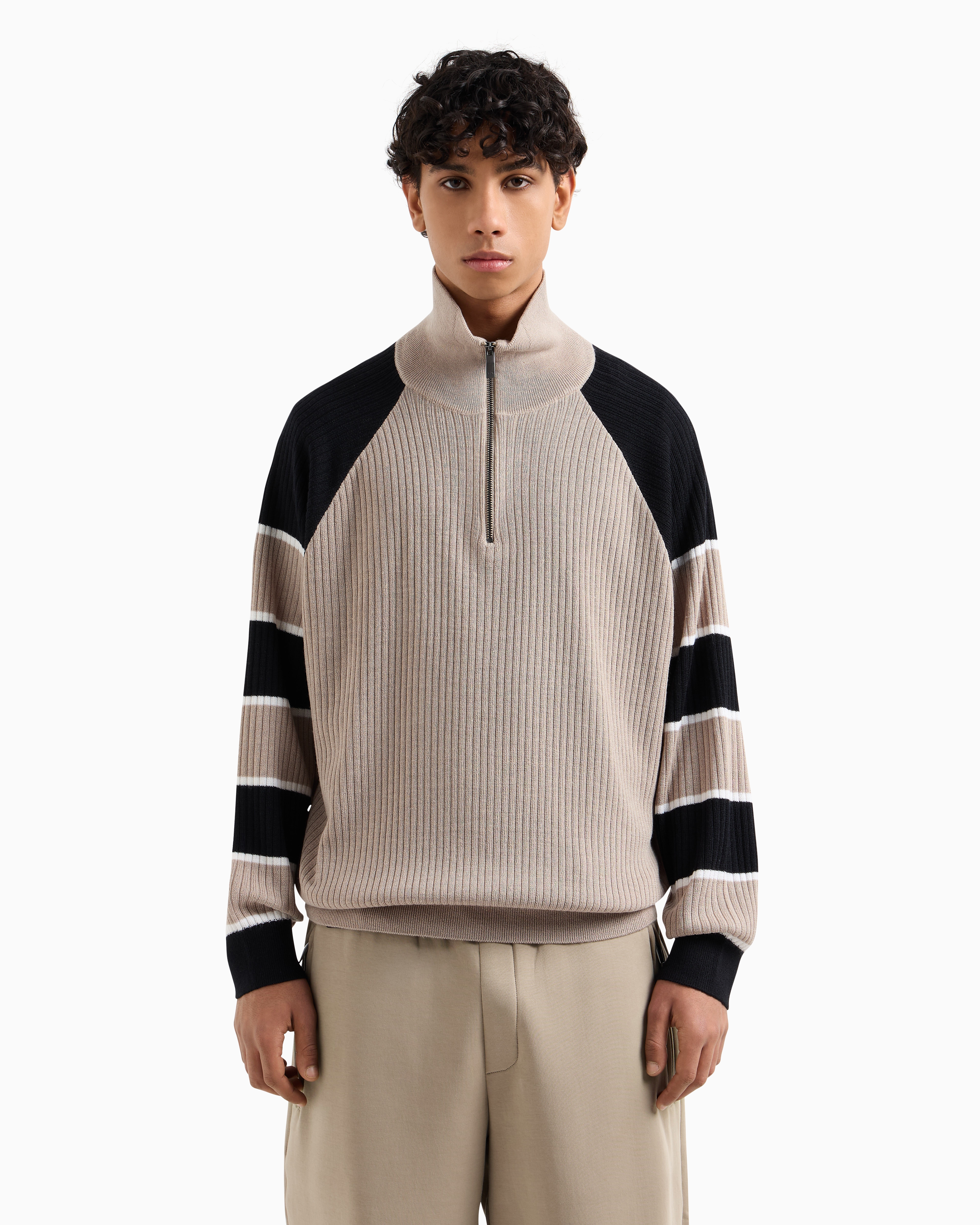 Armani Exchange Turtlenecks In Navy Blue
