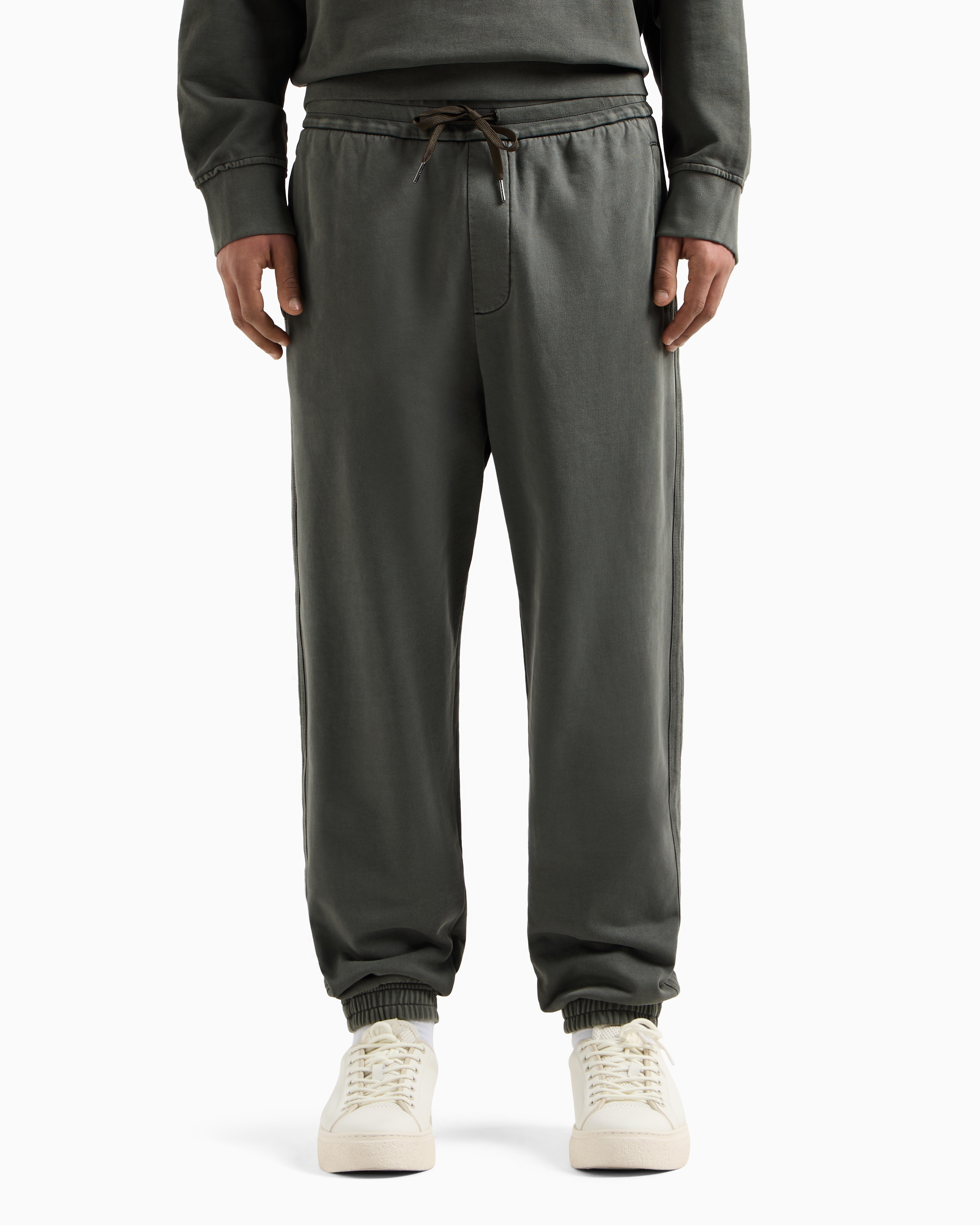 Armani Exchange - Sweatpants, Man, Green, Size: