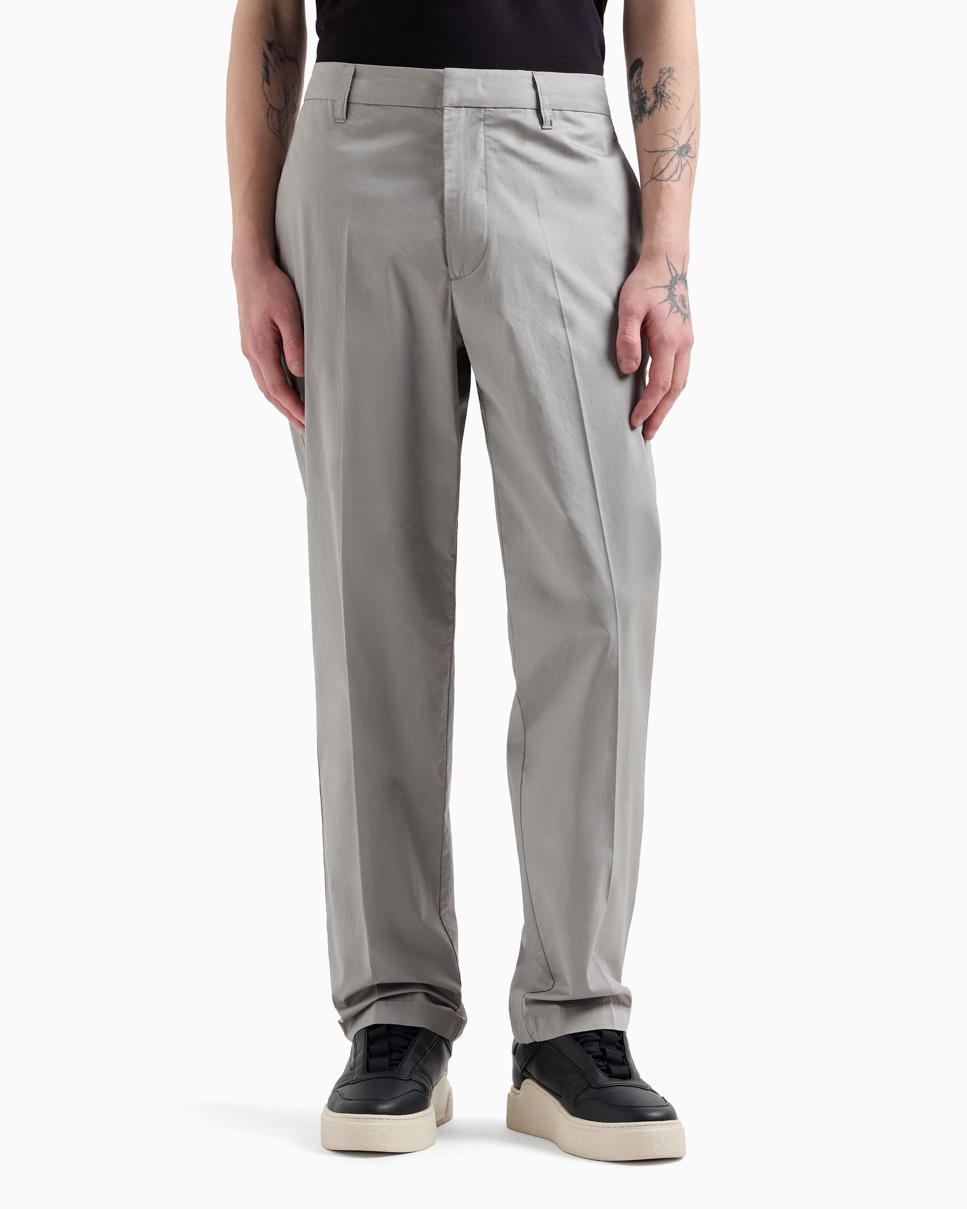 Cotton chino trousers