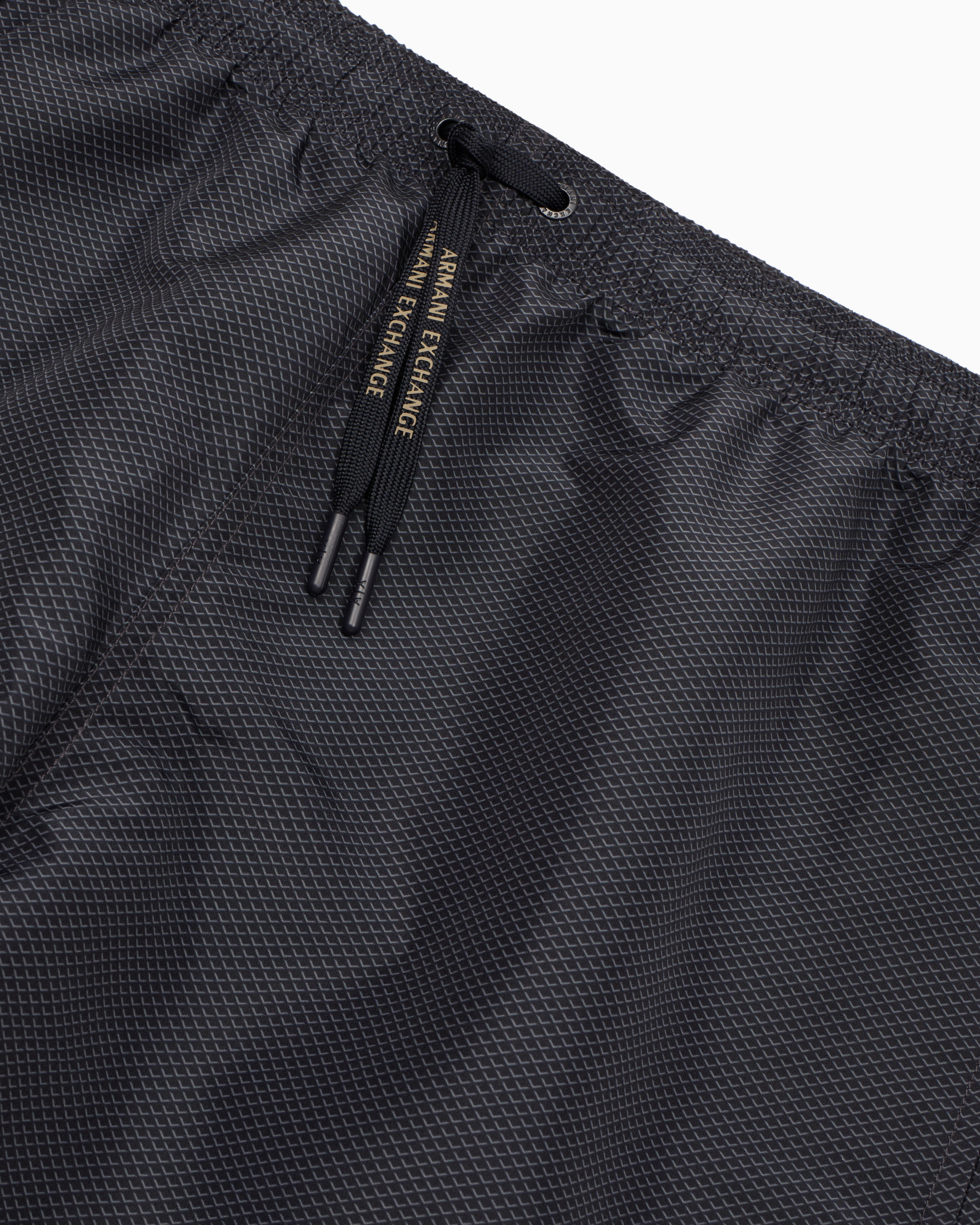 Armani Exchange Beachwear Boxers In Blue