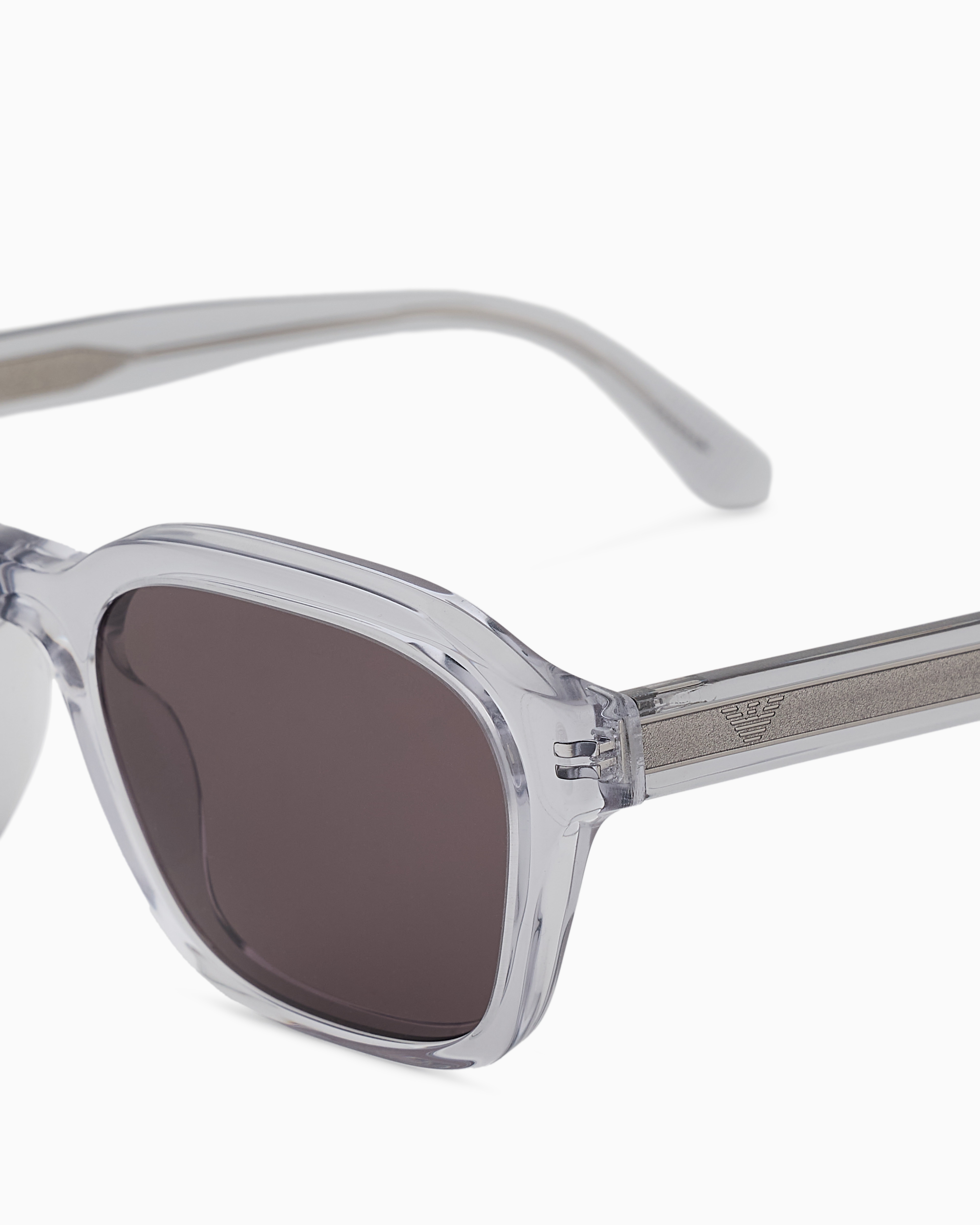 Emporio Armani Sunglasses In Transparent