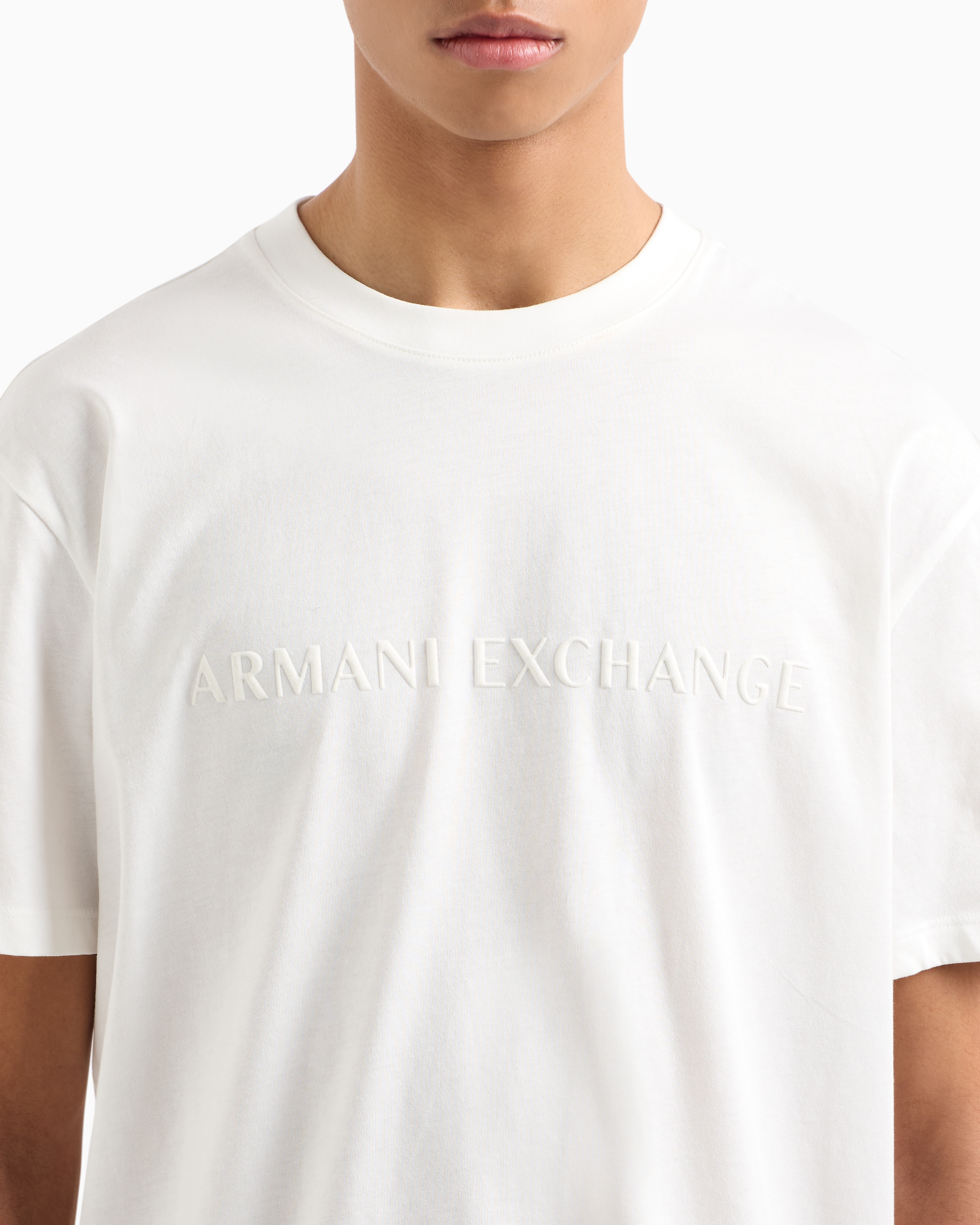 Armani Exchange - Regular Fit T-Shirts, Man, White, Size: